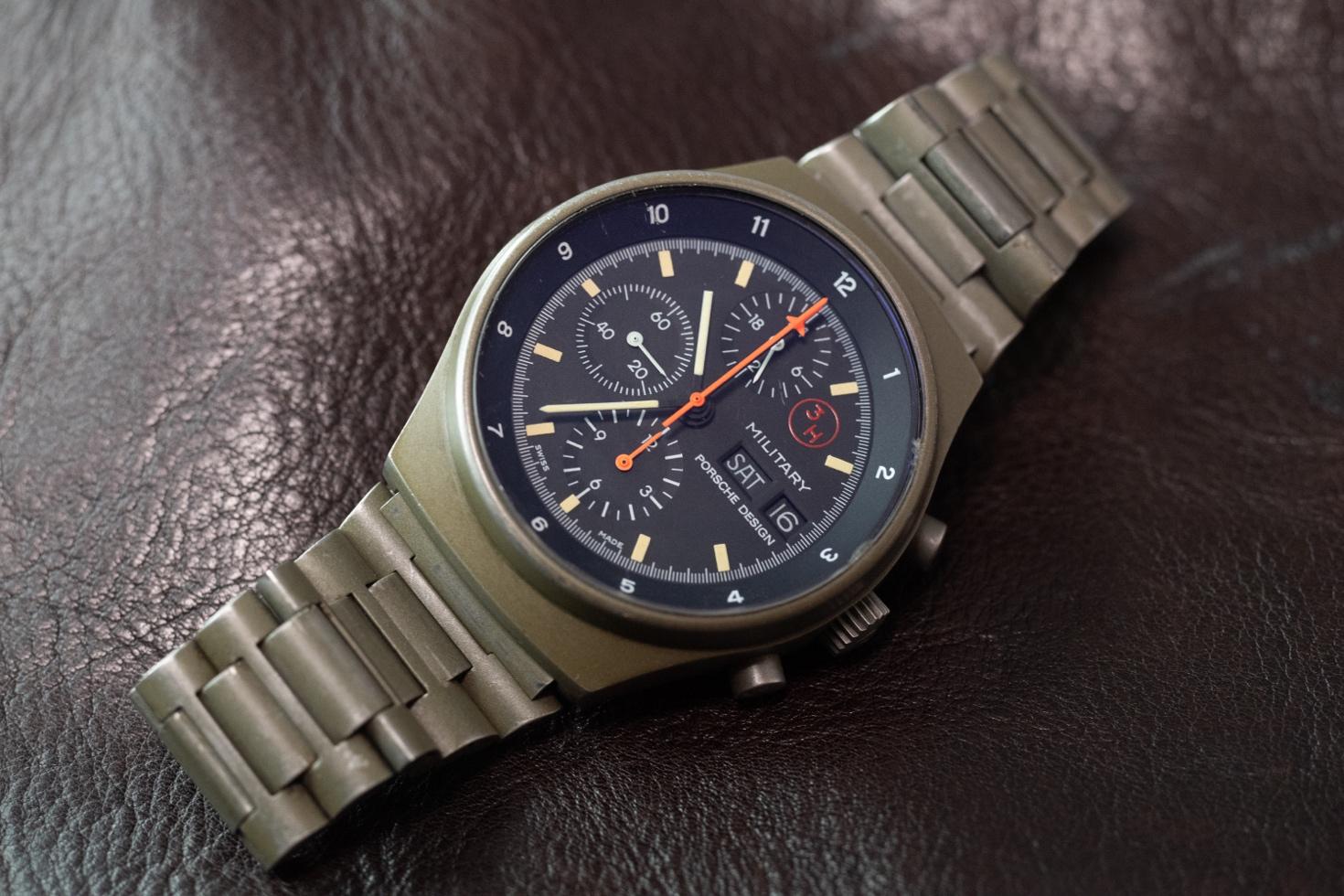 先輩の逆鱗に触れてしまった不相応(?)な高級クロノグラフ、ポルシェ・デザイン『ミリタリークロノグラフ』 文=名畑政治