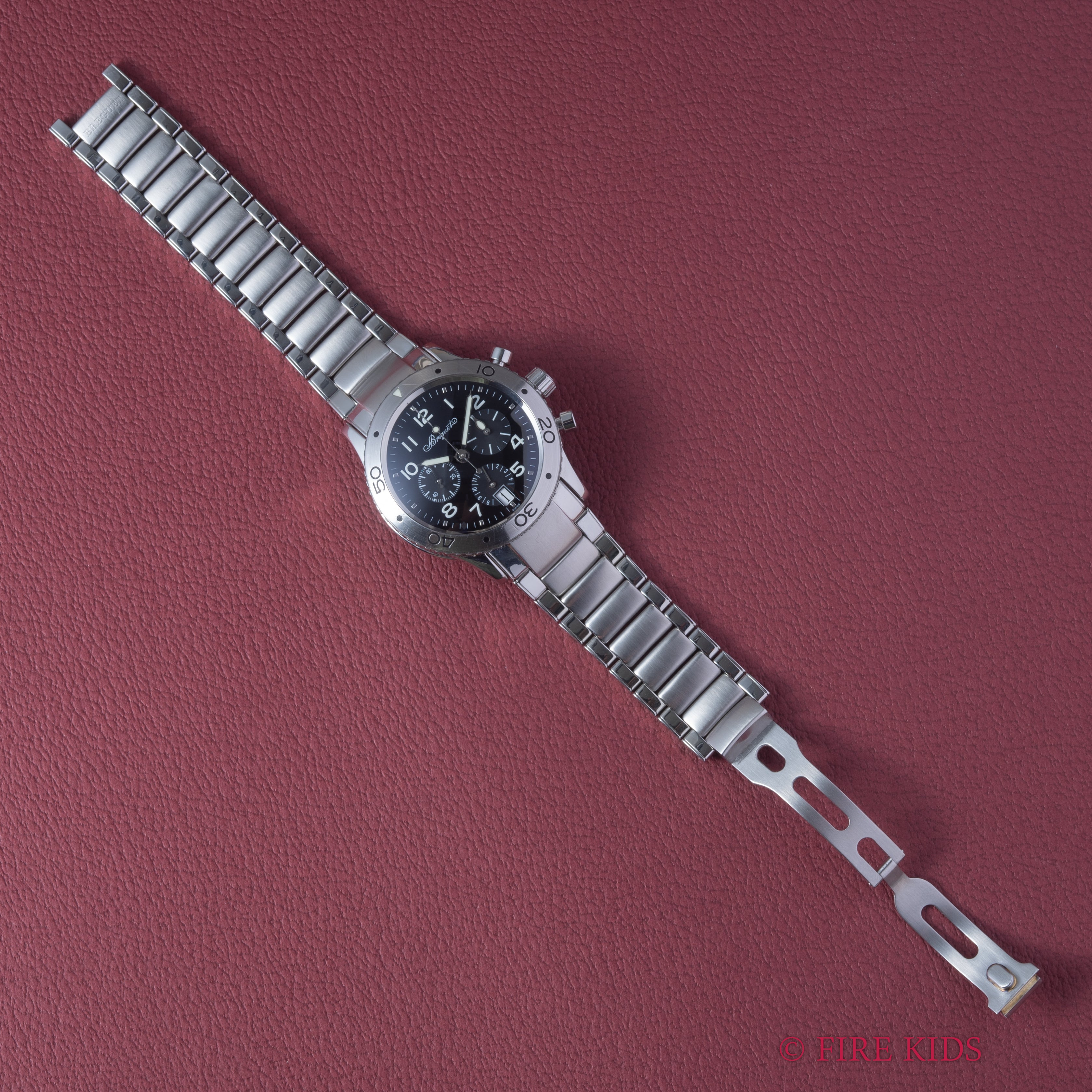 ブレゲ タイプXX トランスアトランティック Ref.3820ST 2000年代製 フライバック Cal.582Q 純正ブレス