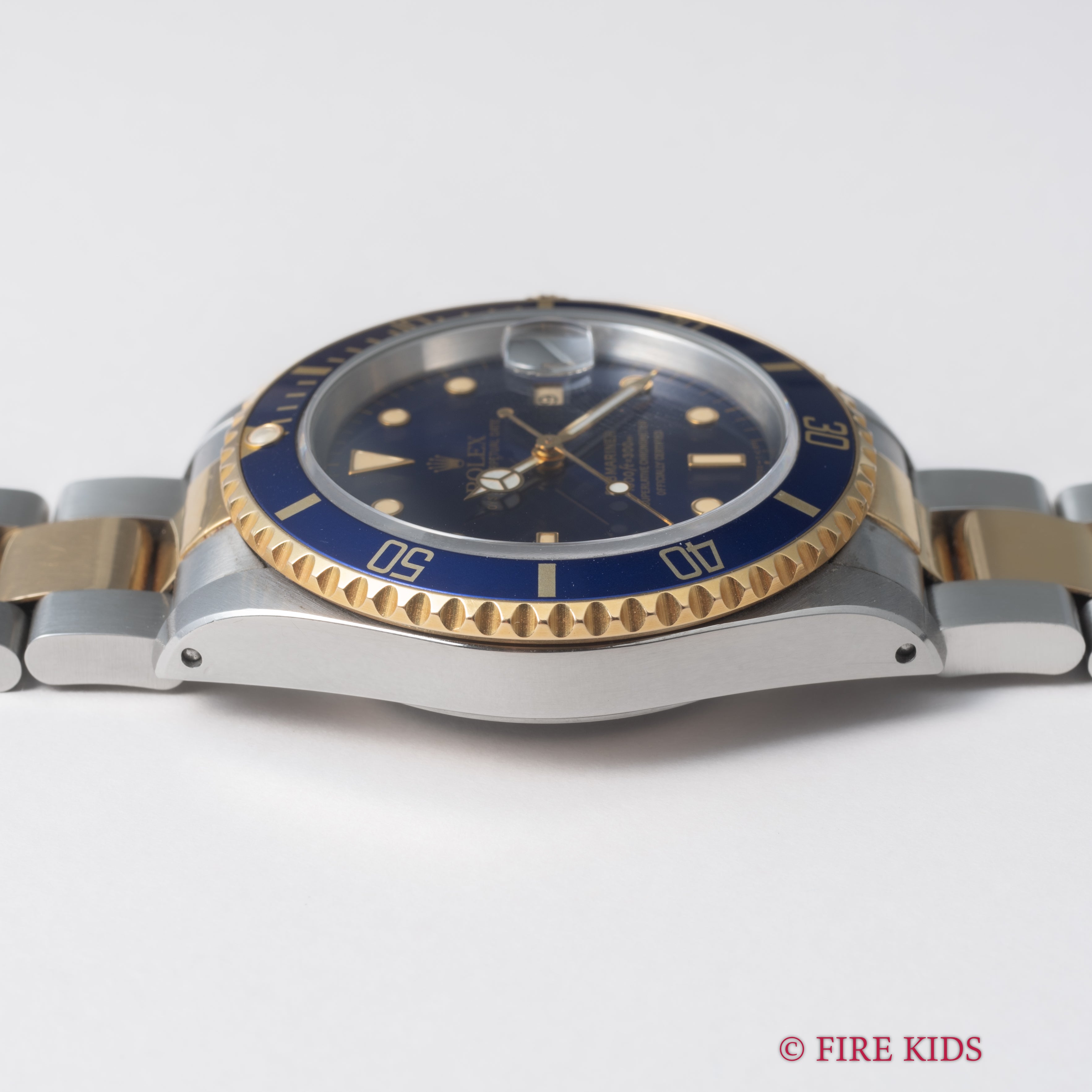 ロレックス 青サブマリーナー 1991年製 Ref.16613 コンビ 青サブ ギャラ、タグ付き