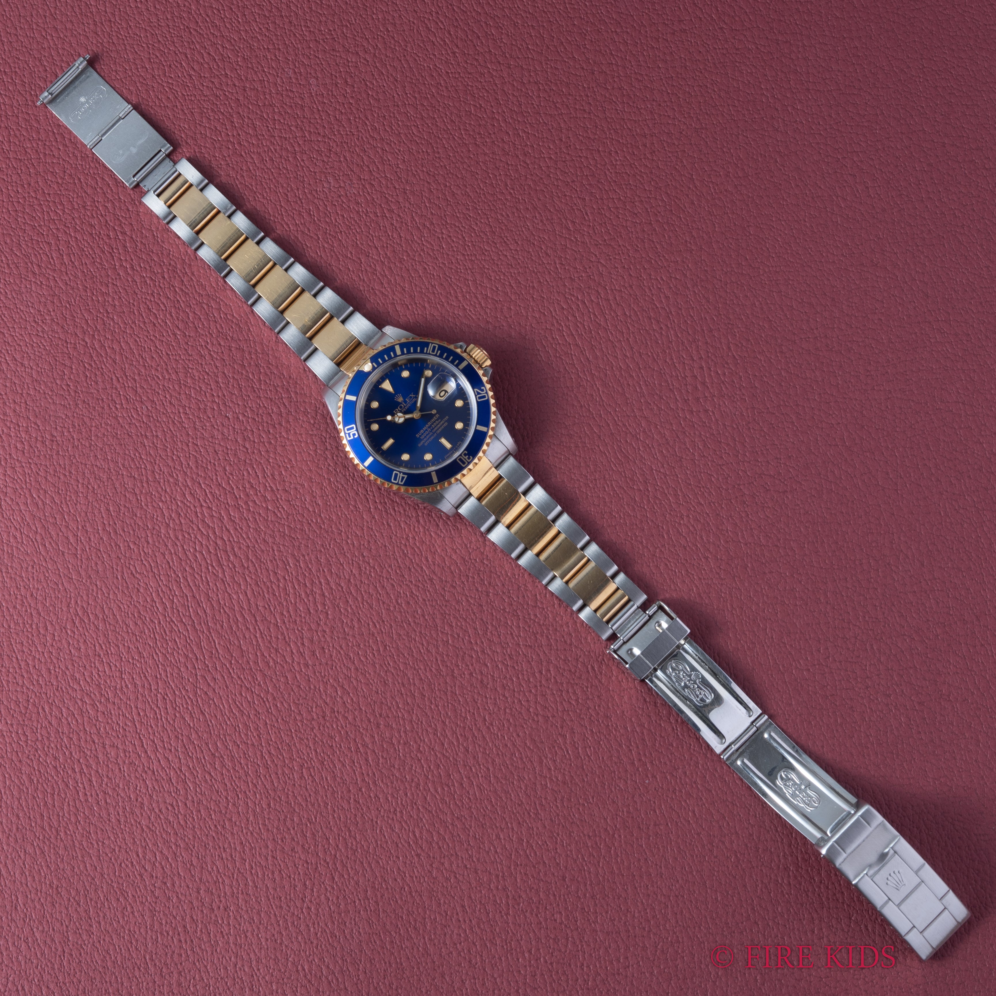 ロレックス 青サブマリーナー 1991年製 Ref.16613 コンビ 青サブ ギャラ、タグ付き
