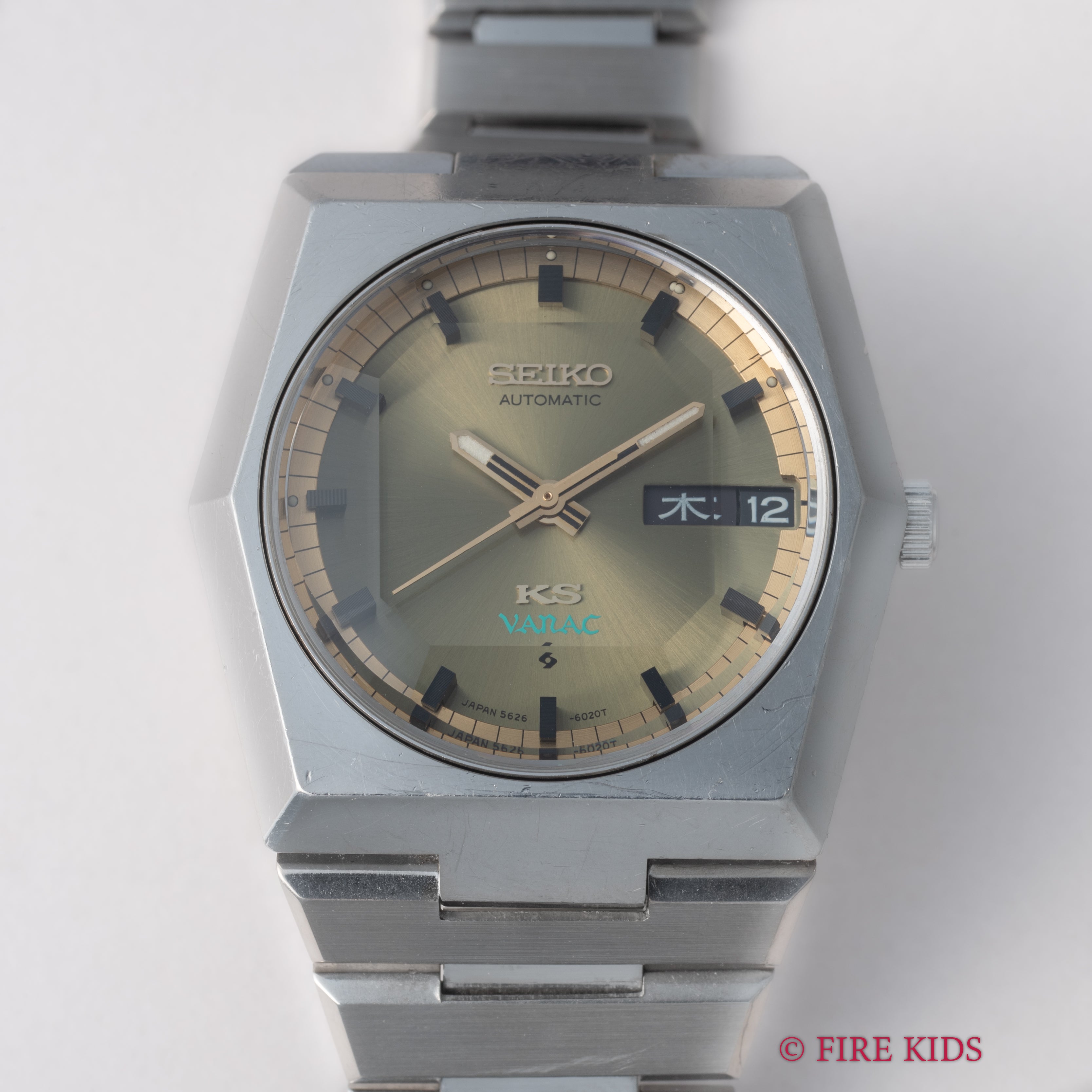 キングセイコー バナック 1972年製 Ref.5626-6010 シャンパンダイヤル 純正ブレス