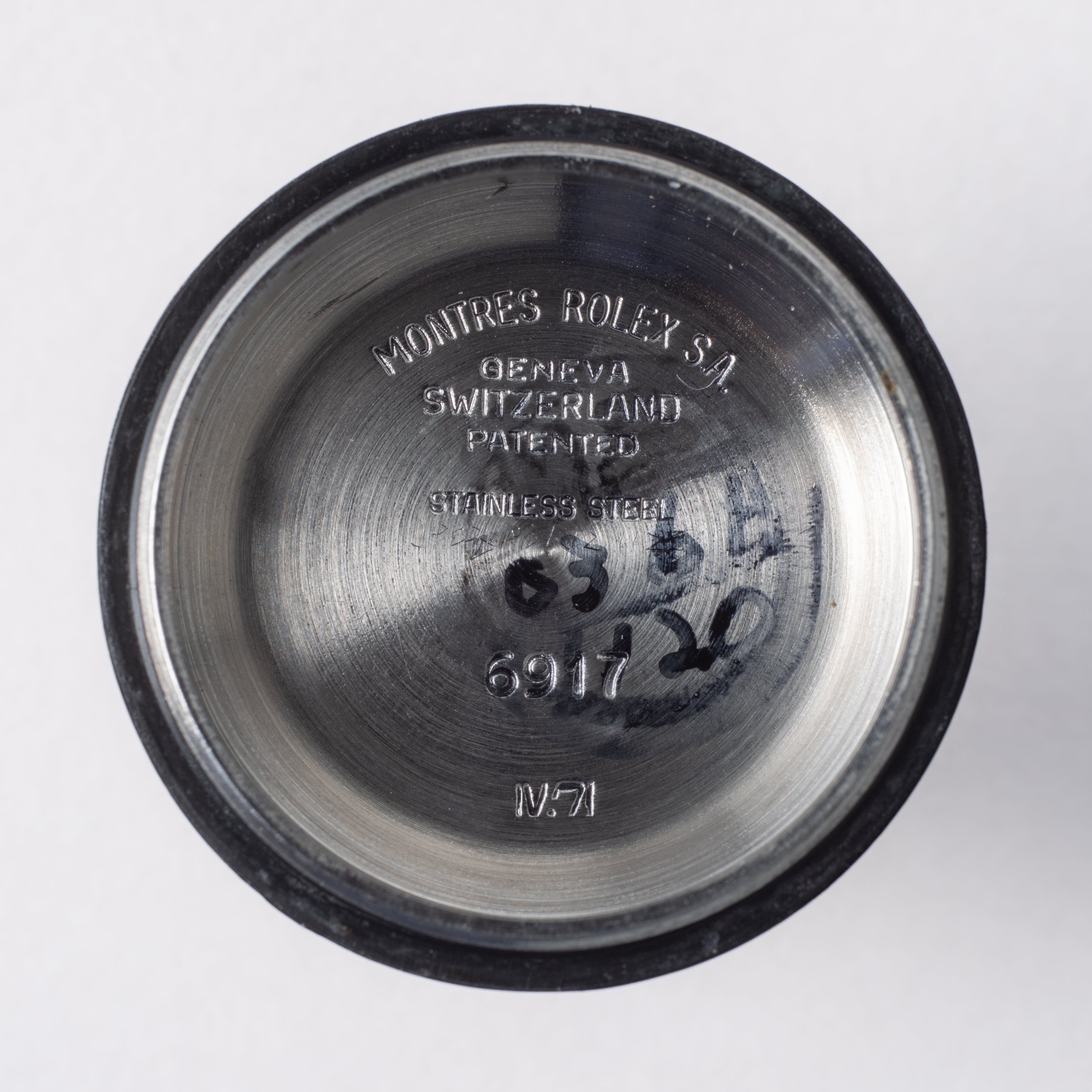 ロレックス レディース オイスターパーペチュアルデイト 1971年製 Ref.6917 シルバーリネンダイヤル