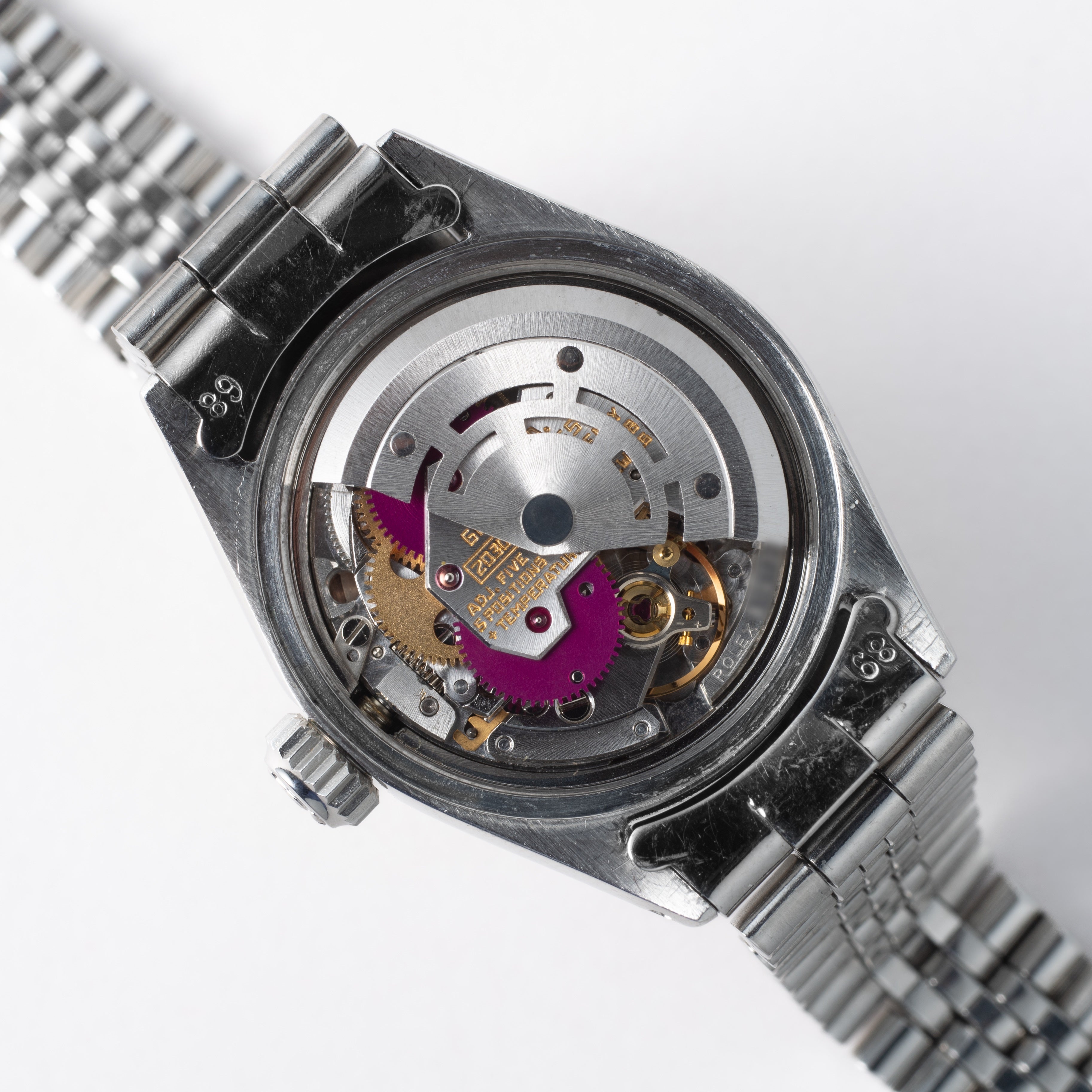 ロレックス レディース オイスターパーペチュアルデイト 1971年製 Ref.6917 シルバーリネンダイヤル