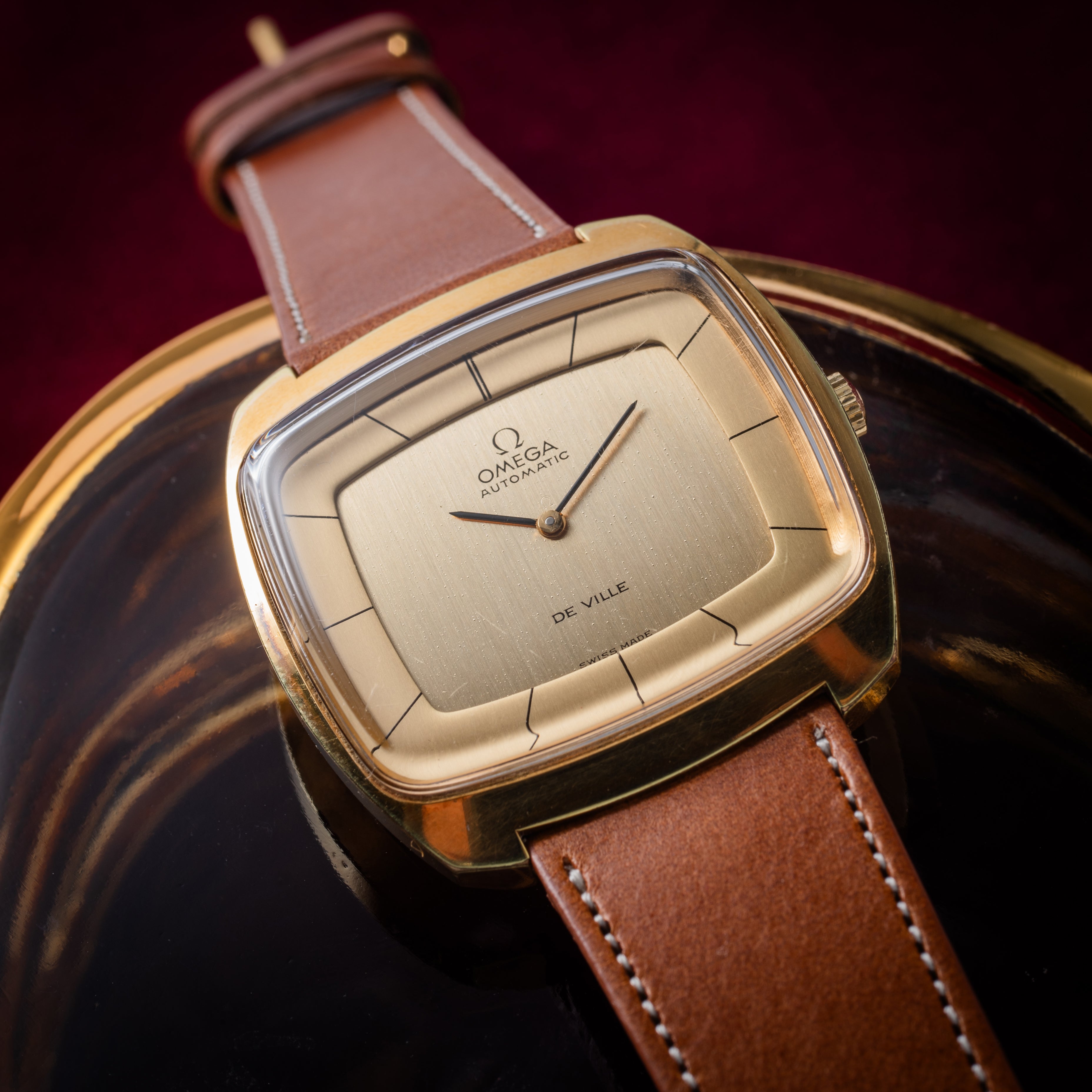 オメガ デ・ヴィル TVスクリーン 1973年製 Ref.1510051 金張り