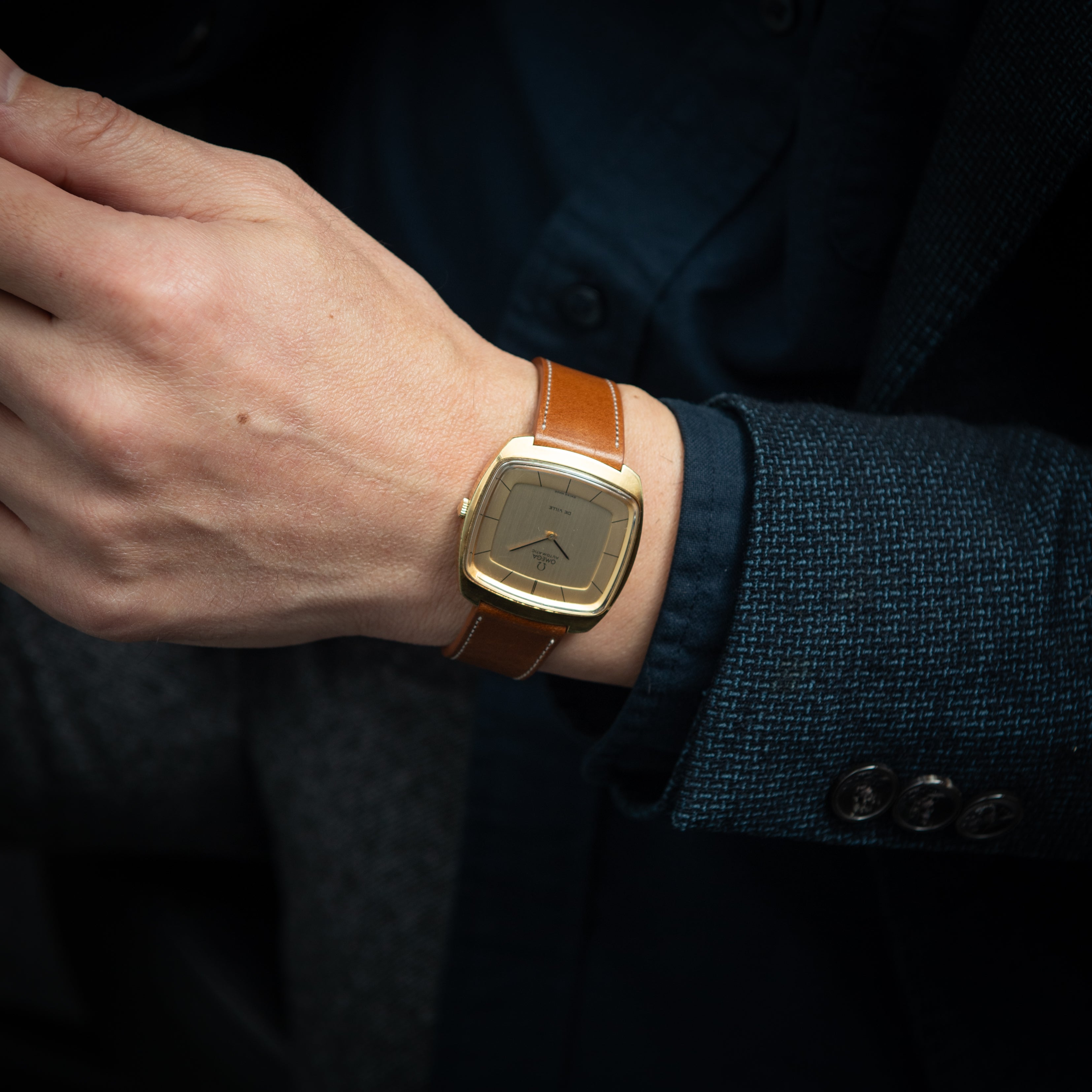 オメガ デ・ヴィル TVスクリーン 1973年製 Ref.1510051 金張り