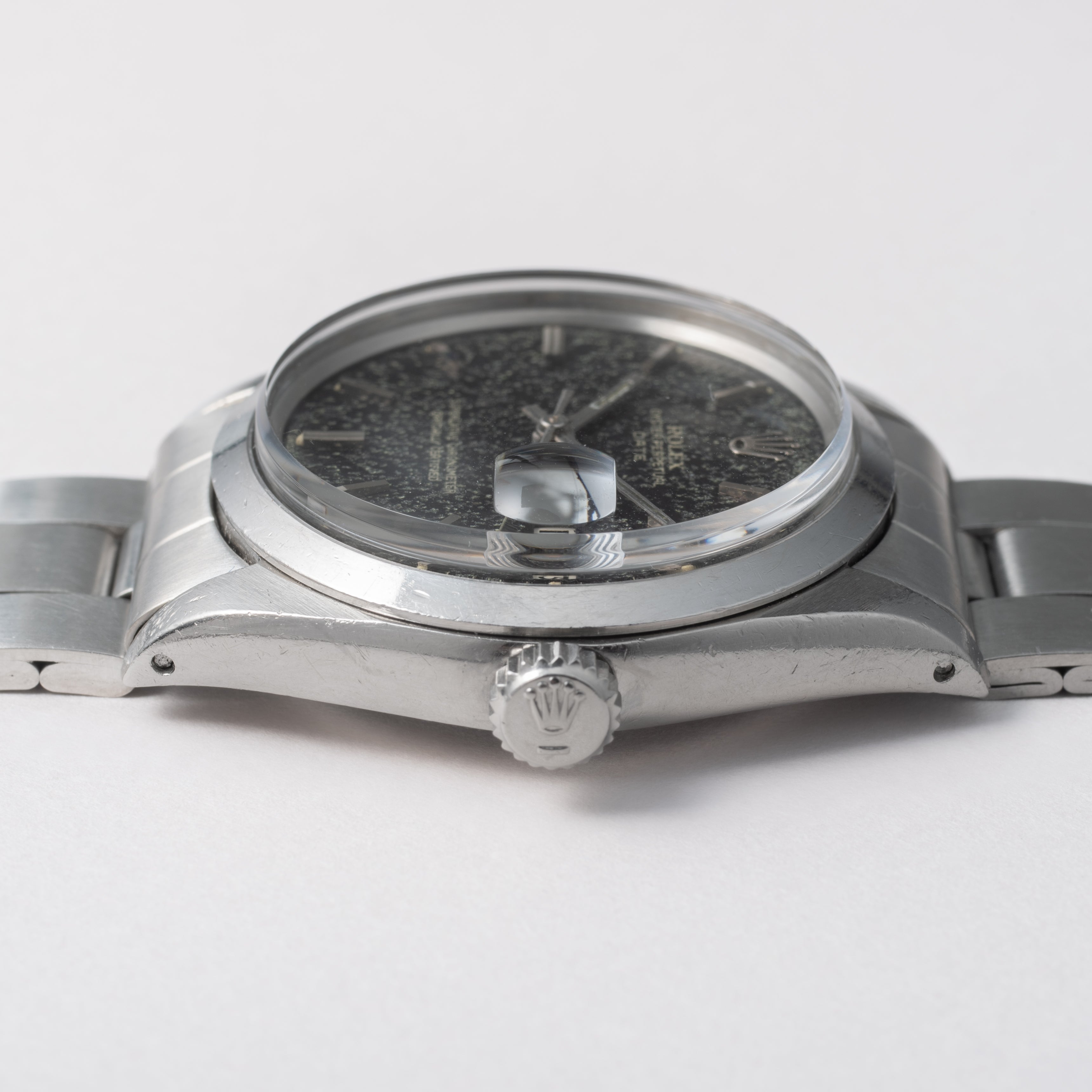 ロレックス オイスターパーペチュアルデイト 1970年製 Ref.1500 ブラックダイヤル