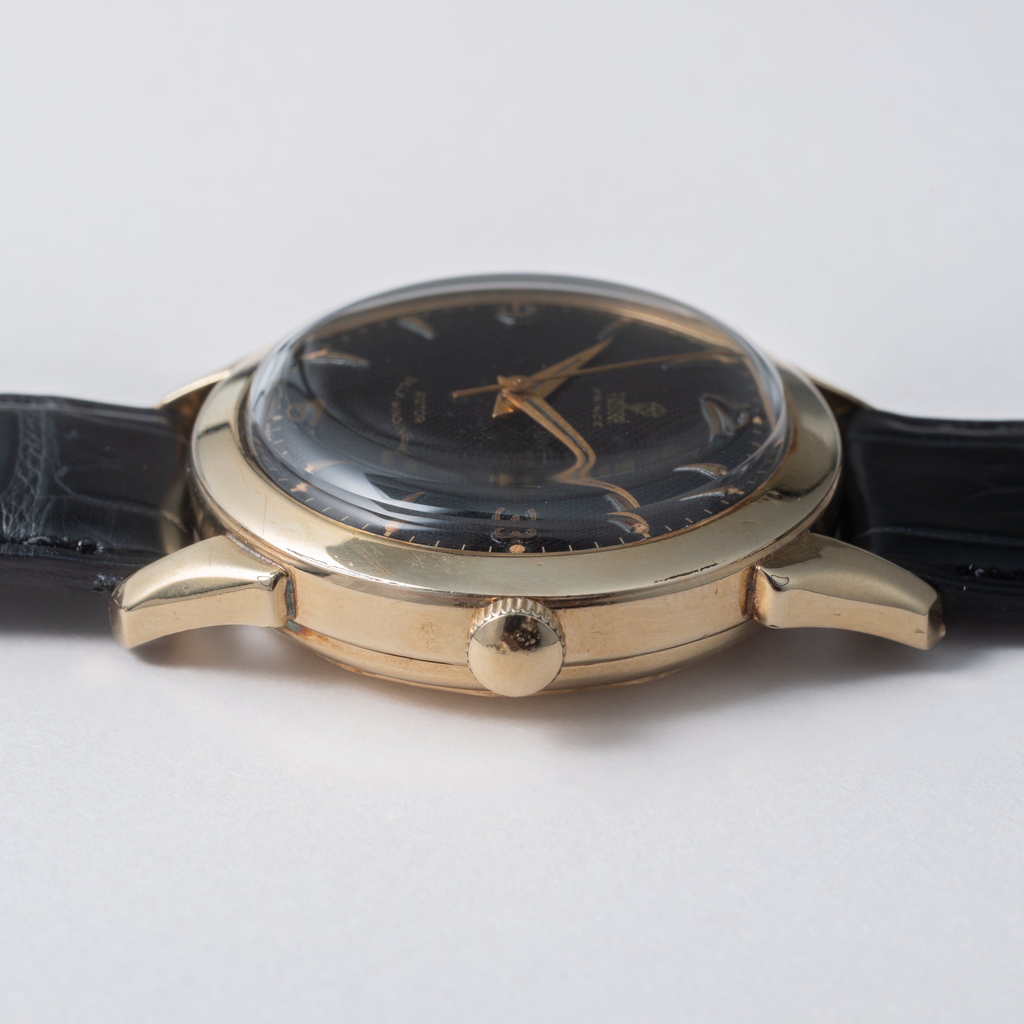 チューダー プリンス 1950年代製 Ref.2109 自動巻き 10K金張り ブラックギョーシェダイヤル