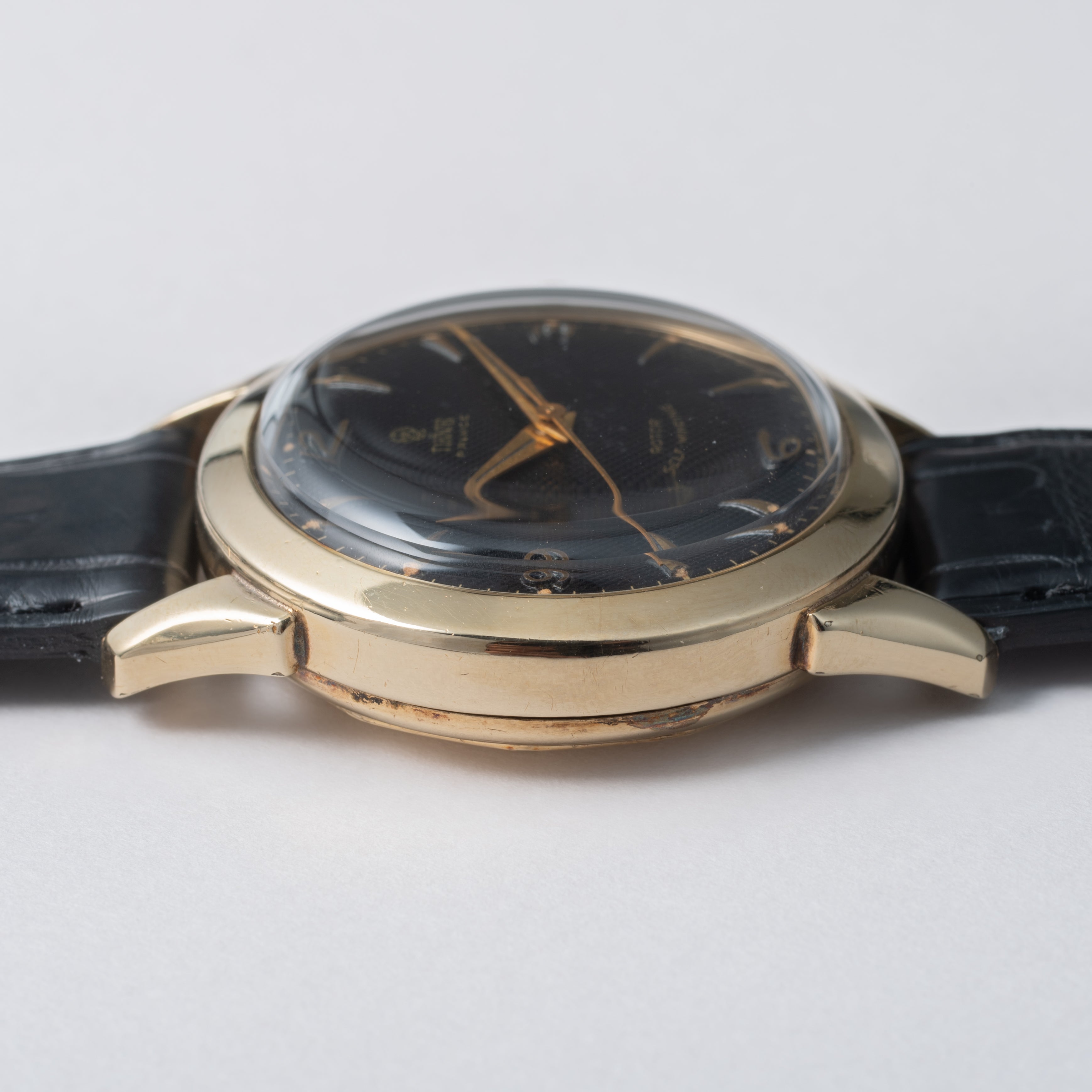 チューダー プリンス 1950年代製 Ref.2109 自動巻き 10K金張り ブラックギョーシェダイヤル