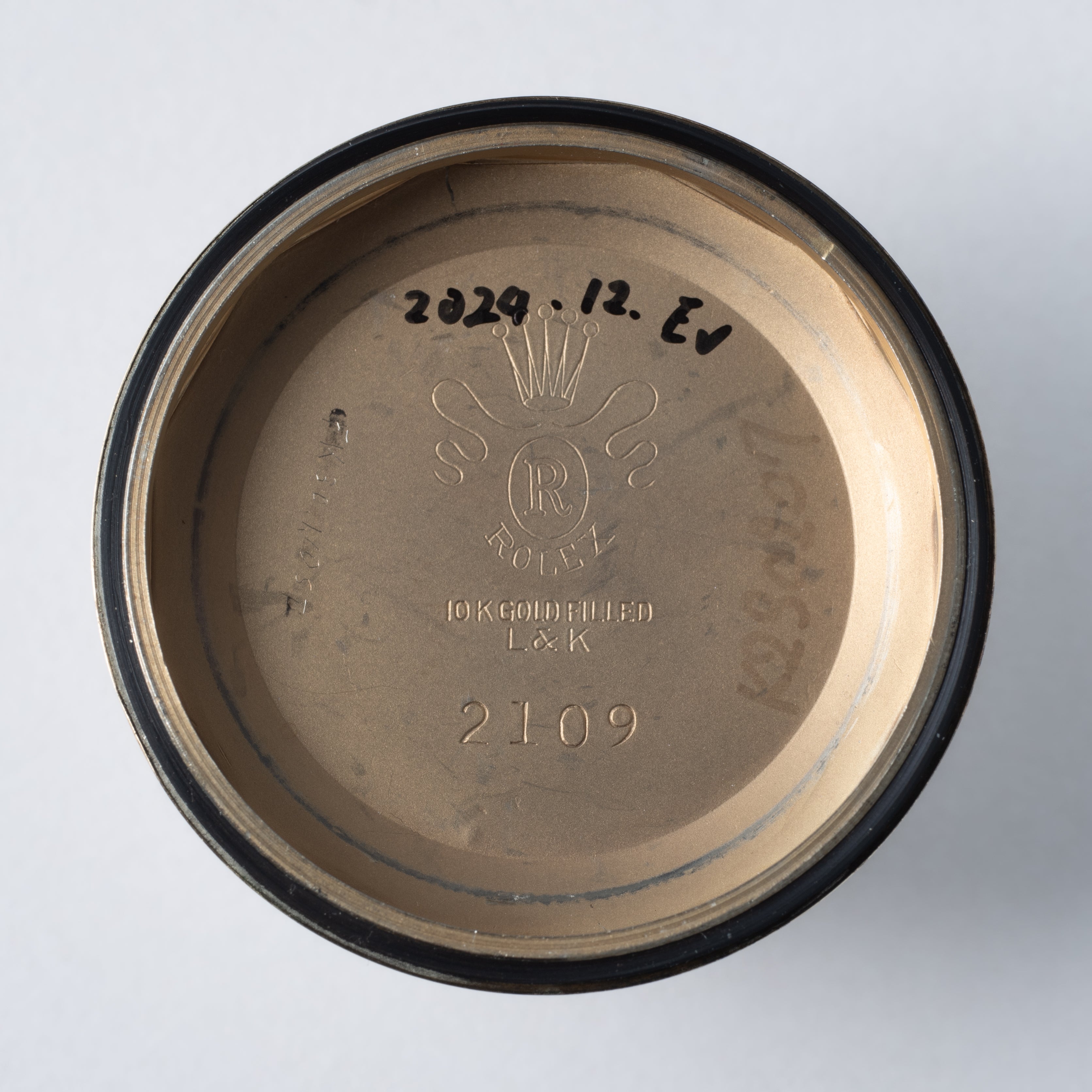 チューダー プリンス 1950年代製 Ref.2109 自動巻き 10K金張り ブラックギョーシェダイヤル