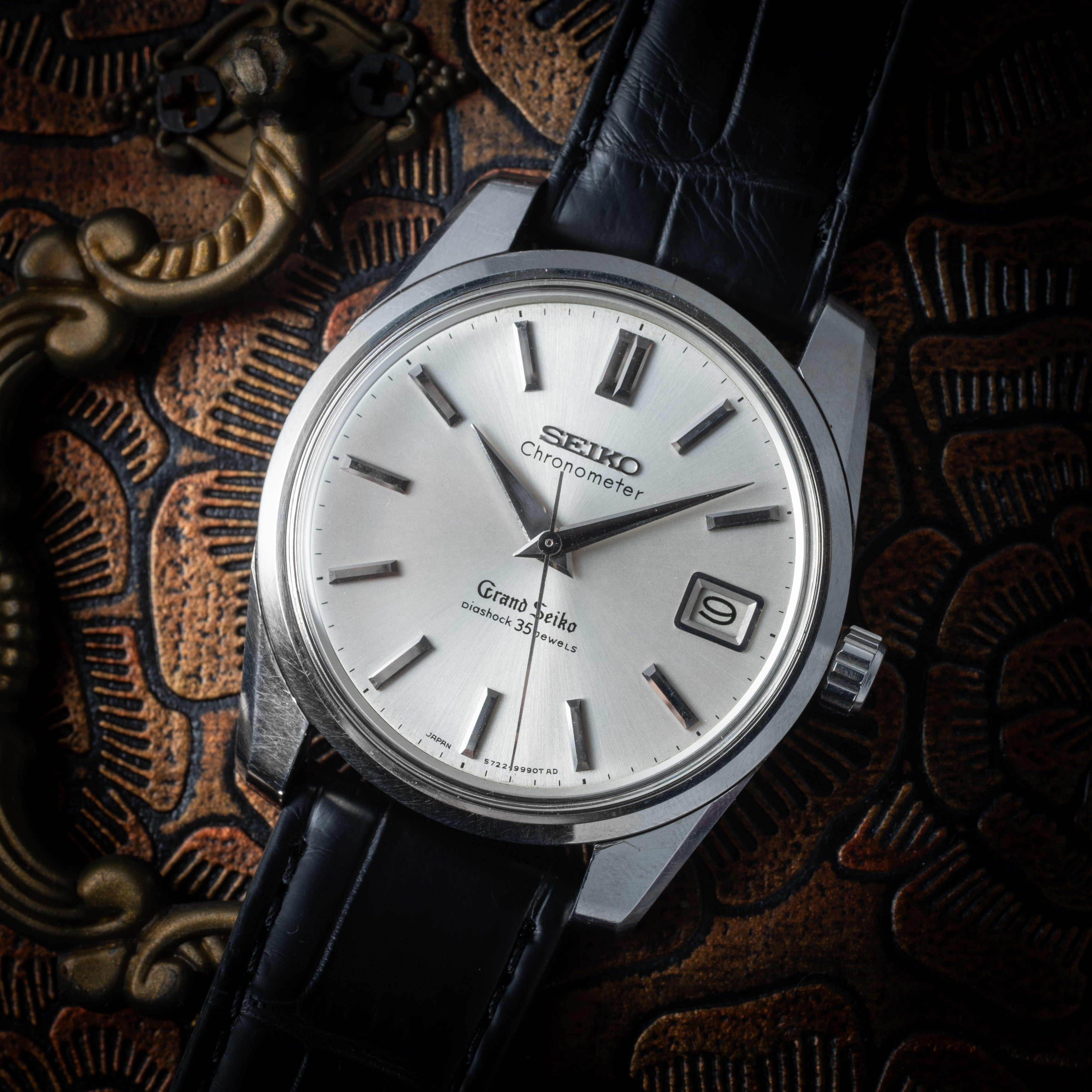 グランドセイコー セルフデーター 2nd前期 1965年製 Ref.5722-9990 57GS クロノメーター 獅子メダル