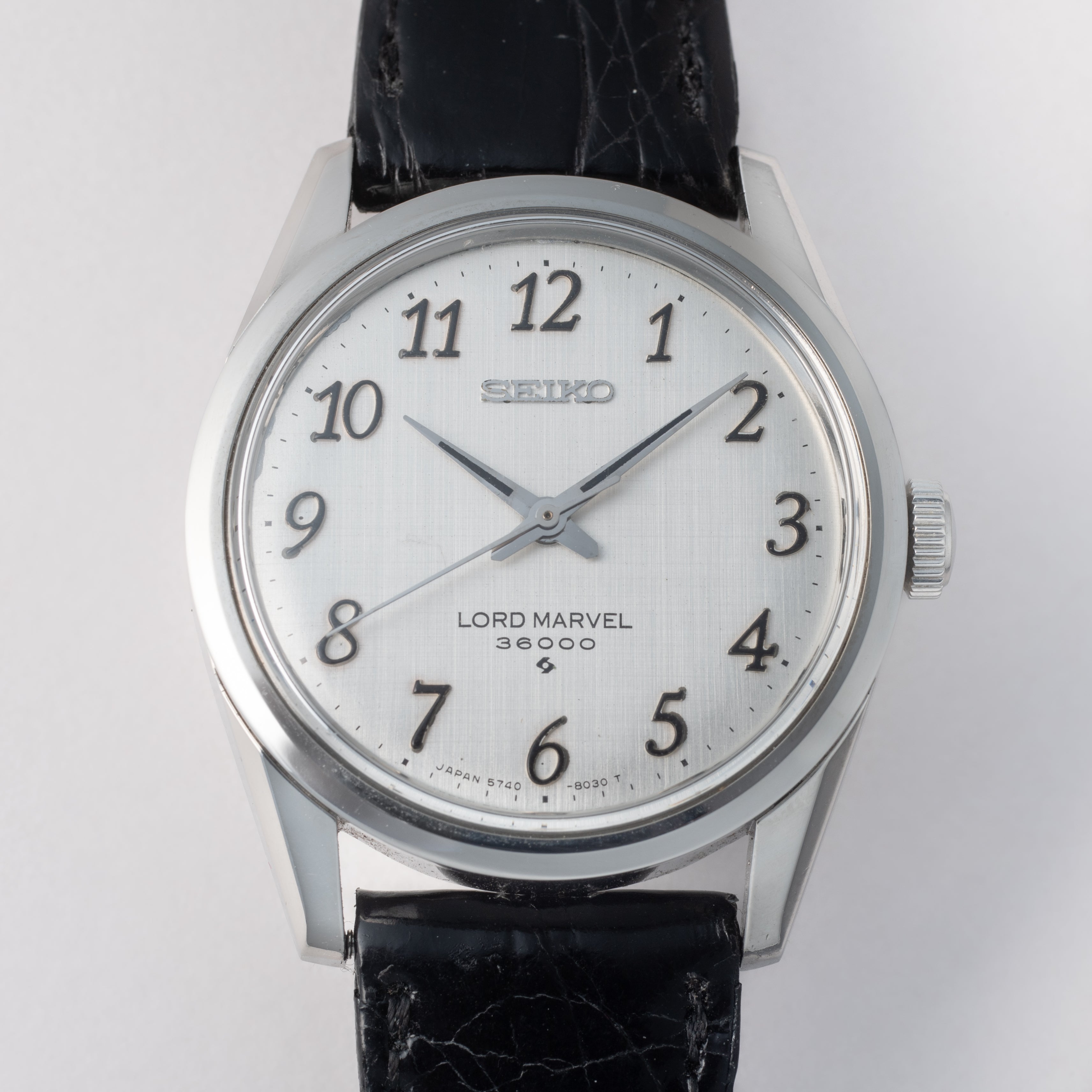 セイコー ロードマーベル 36000 1976年製 Ref.5740-8000 アラビアダイヤル 純正尾錠付き
