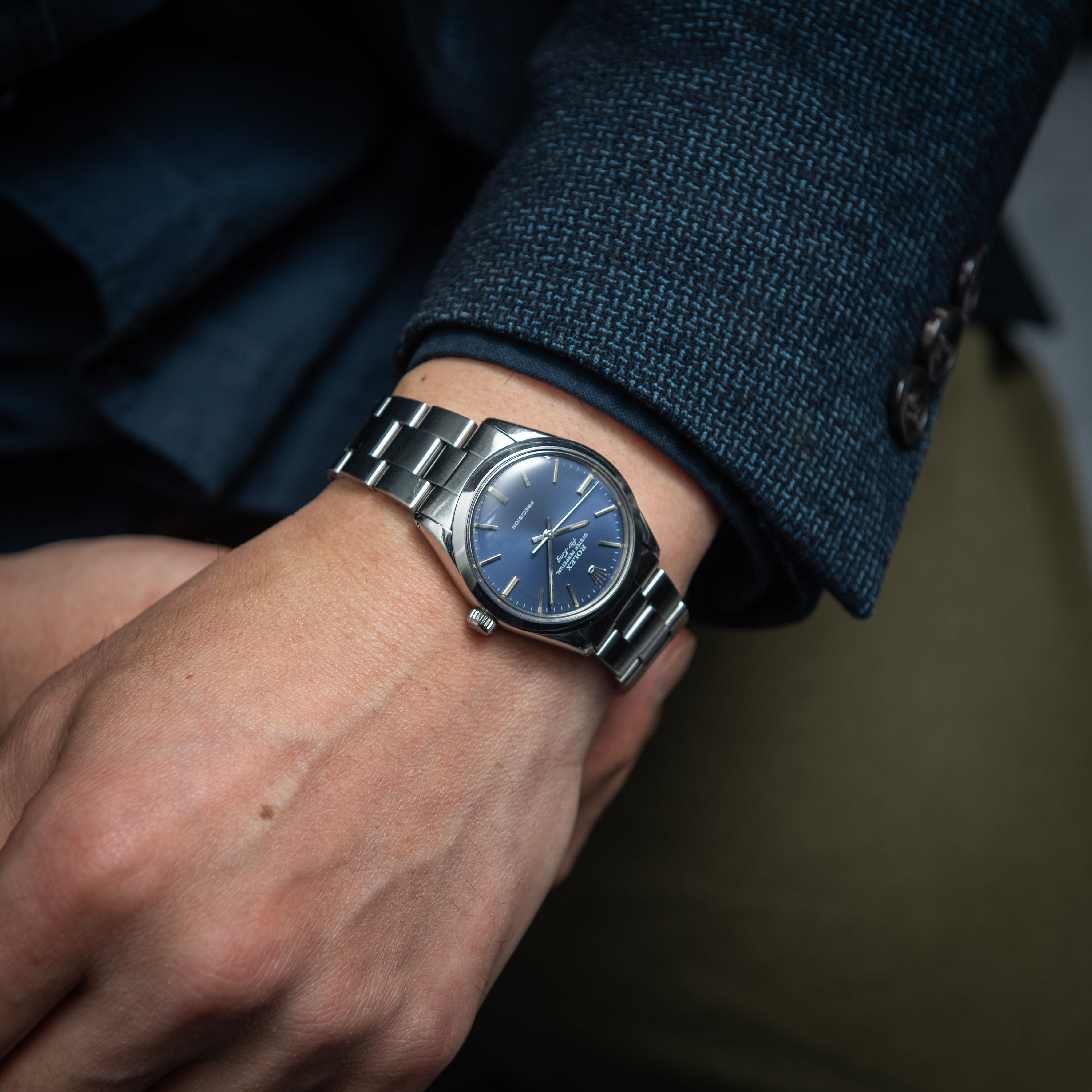 ロレックスエアキング 1981年製 Ref.5500 ブルーダイヤル