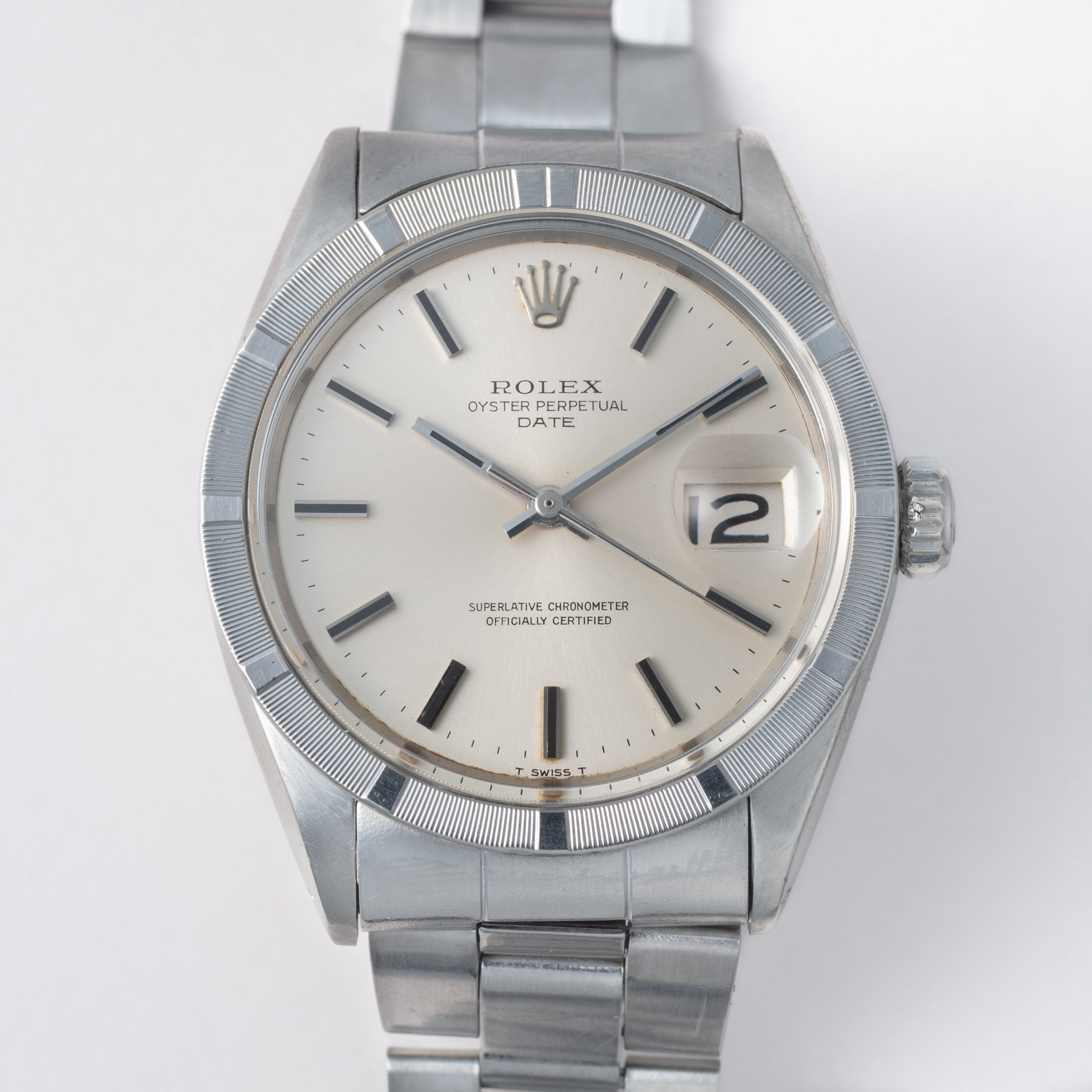 ロレックス オイスターパーペチュアルデイト 1970年製 Ref.1501 シルバーダイヤル