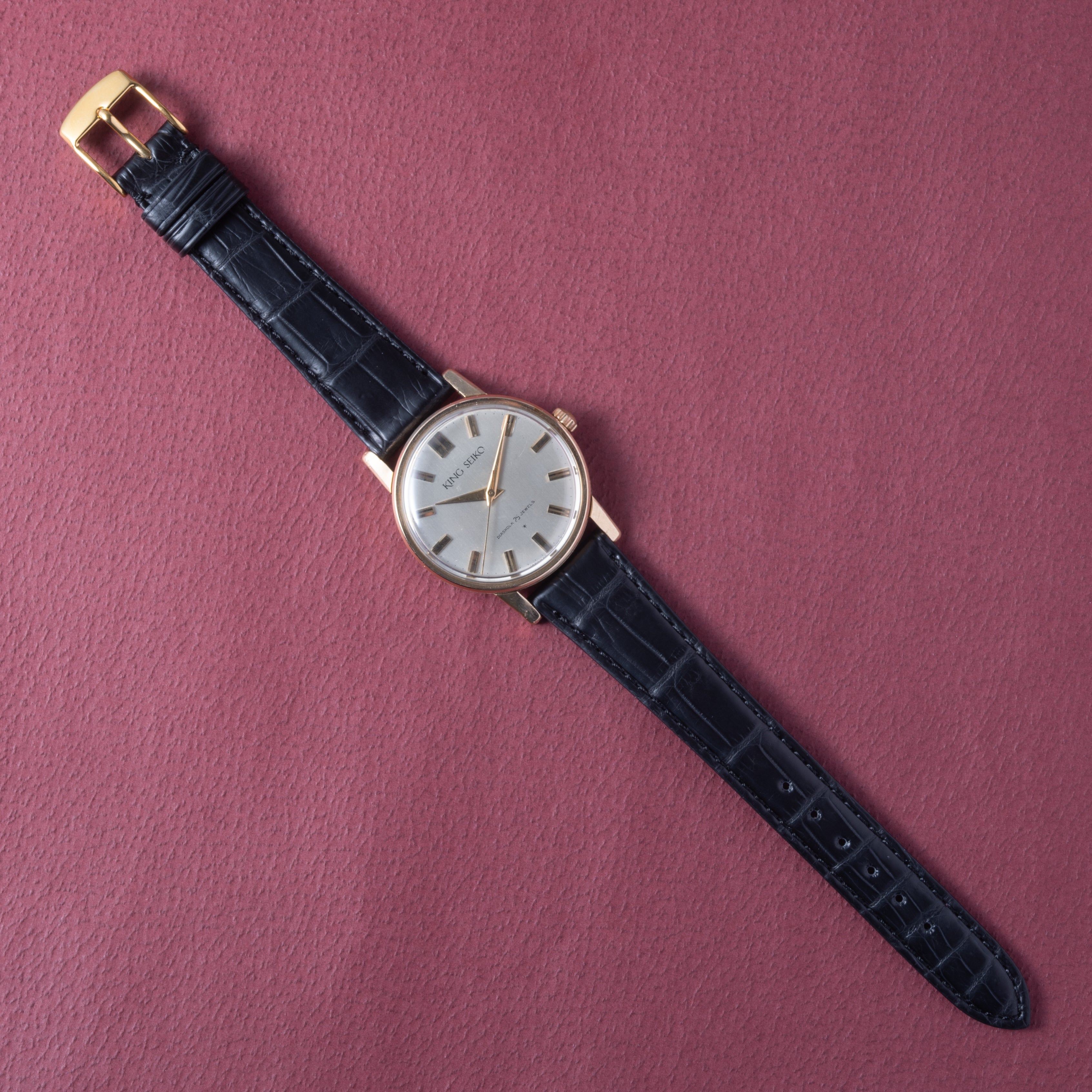 キングセイコーファーストモデル 1961年製Ref. J14102E KS 金張り