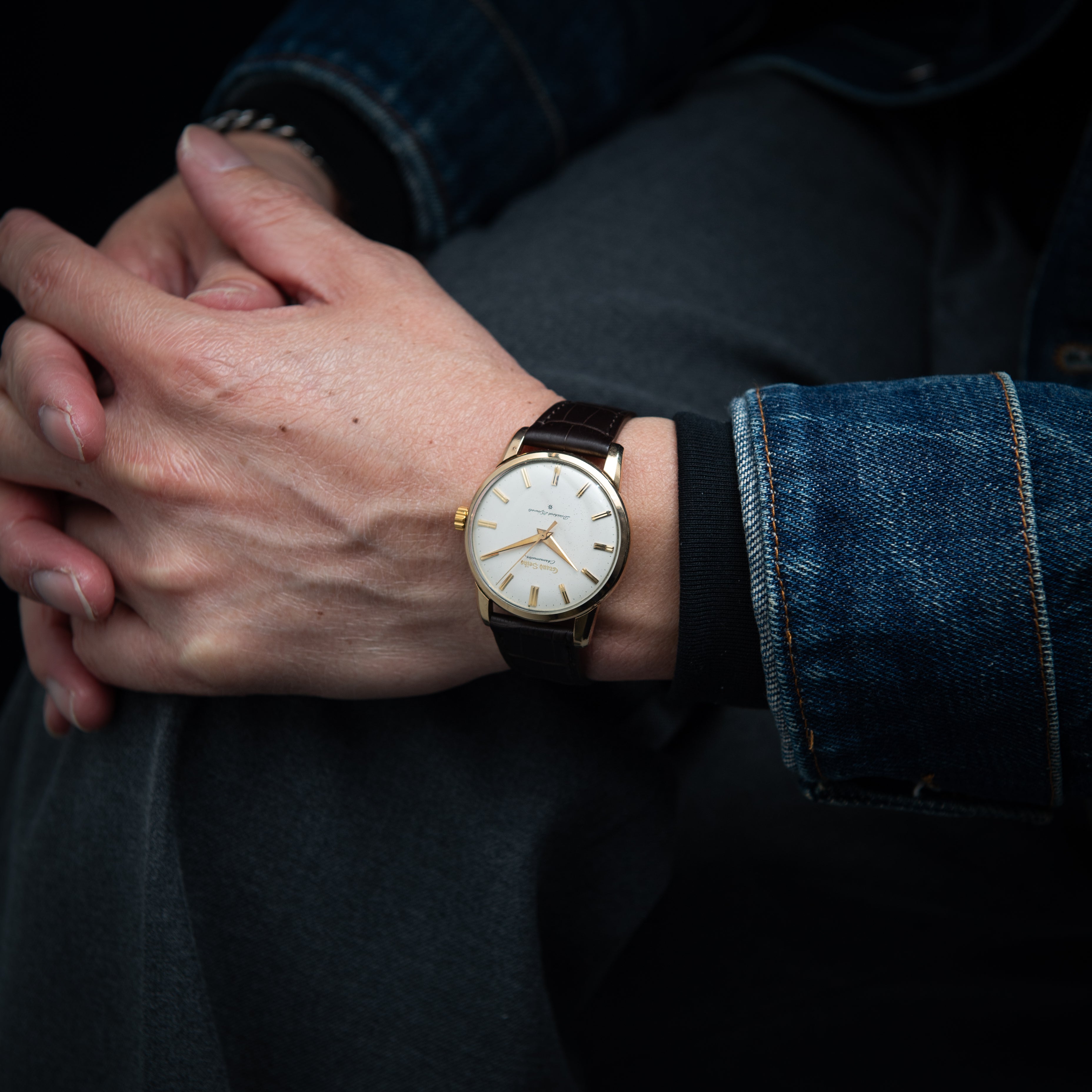 グランドセイコー ファーストモデル 1962年製 Ref.J14070GS アップライト文字盤