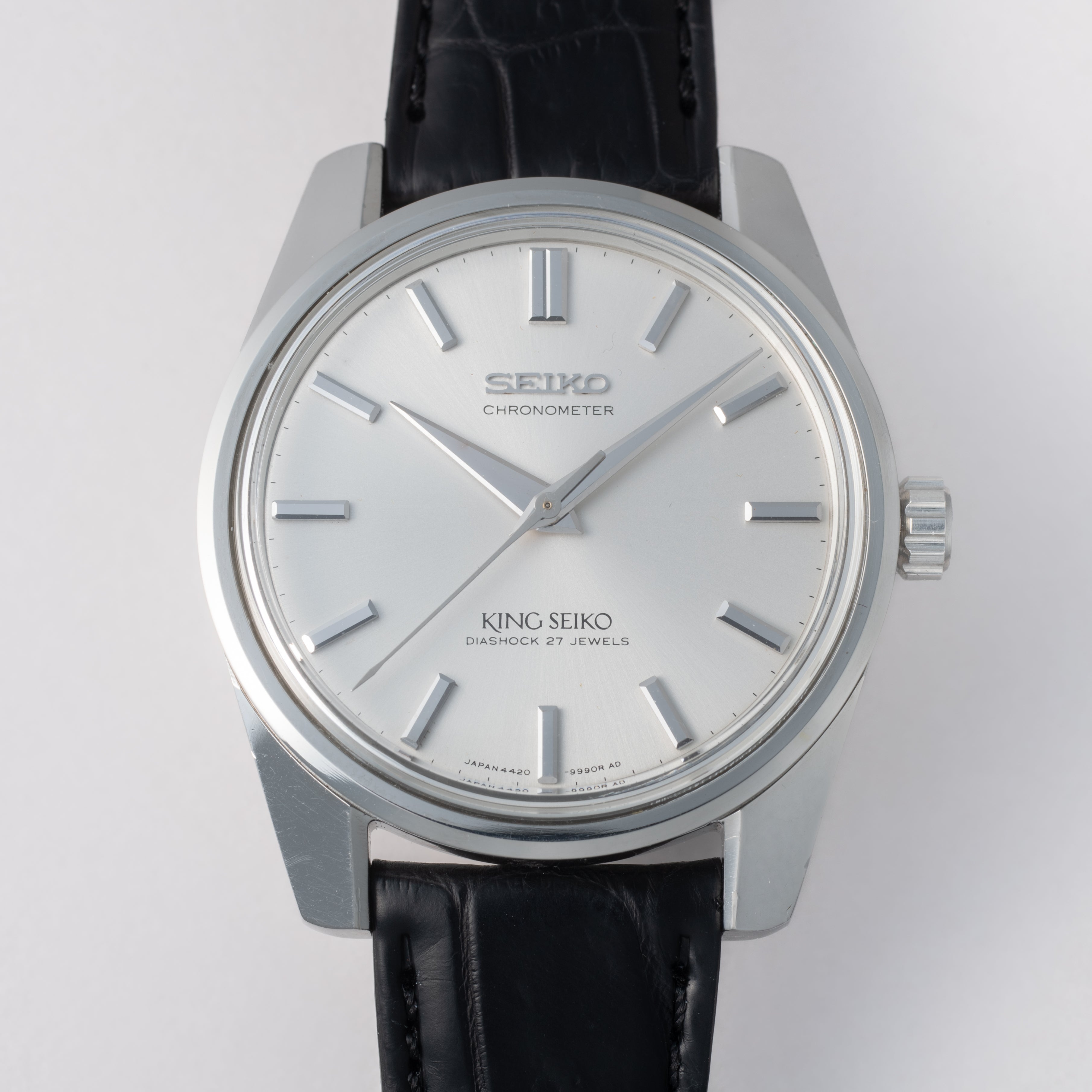 44キングセイコー クロノメーター 44KS 1965年製 Ref.4420-9990 別作スケルトンバック