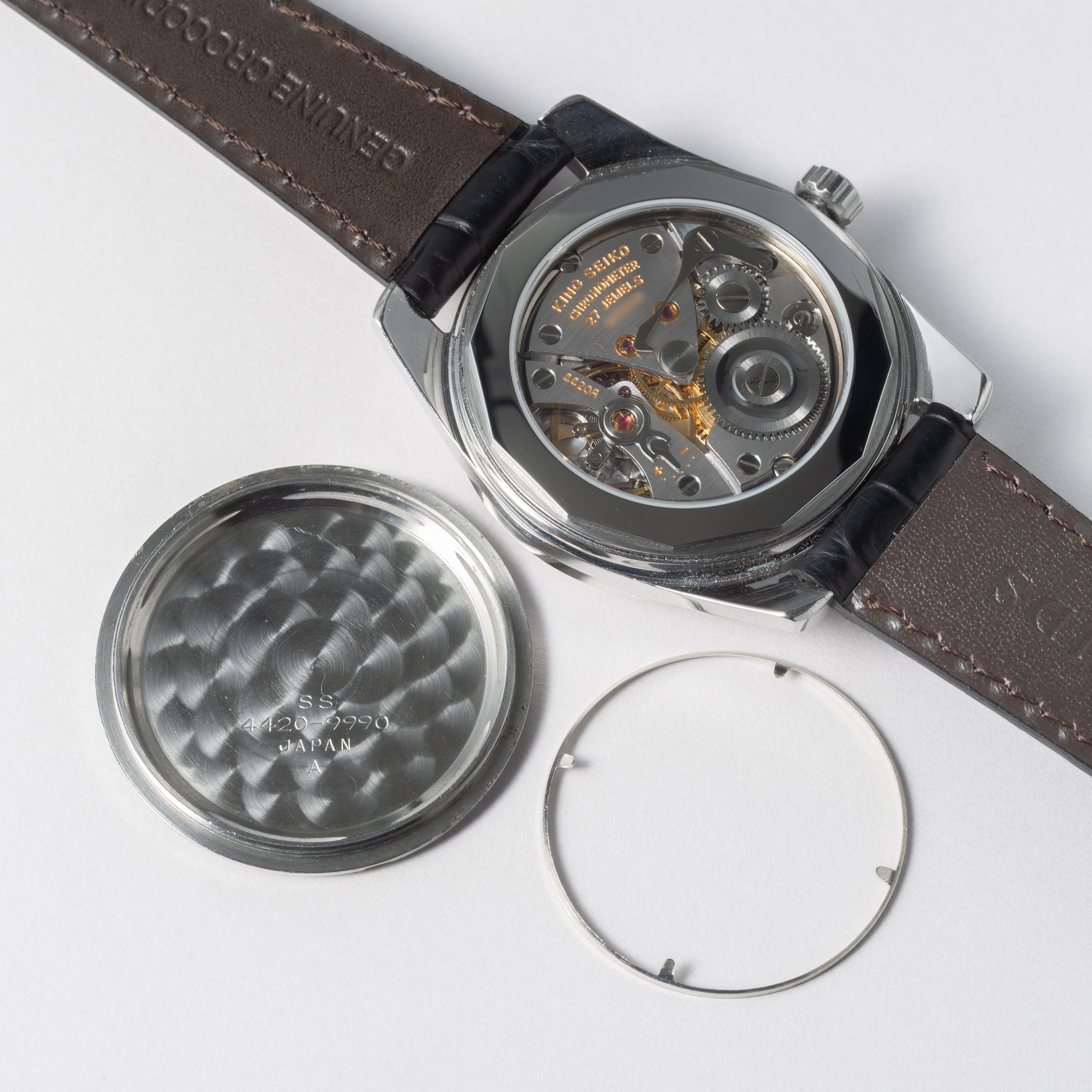 44キングセイコー クロノメーター 44KS 1965年製 Ref.4420-9990 別作スケルトンバック