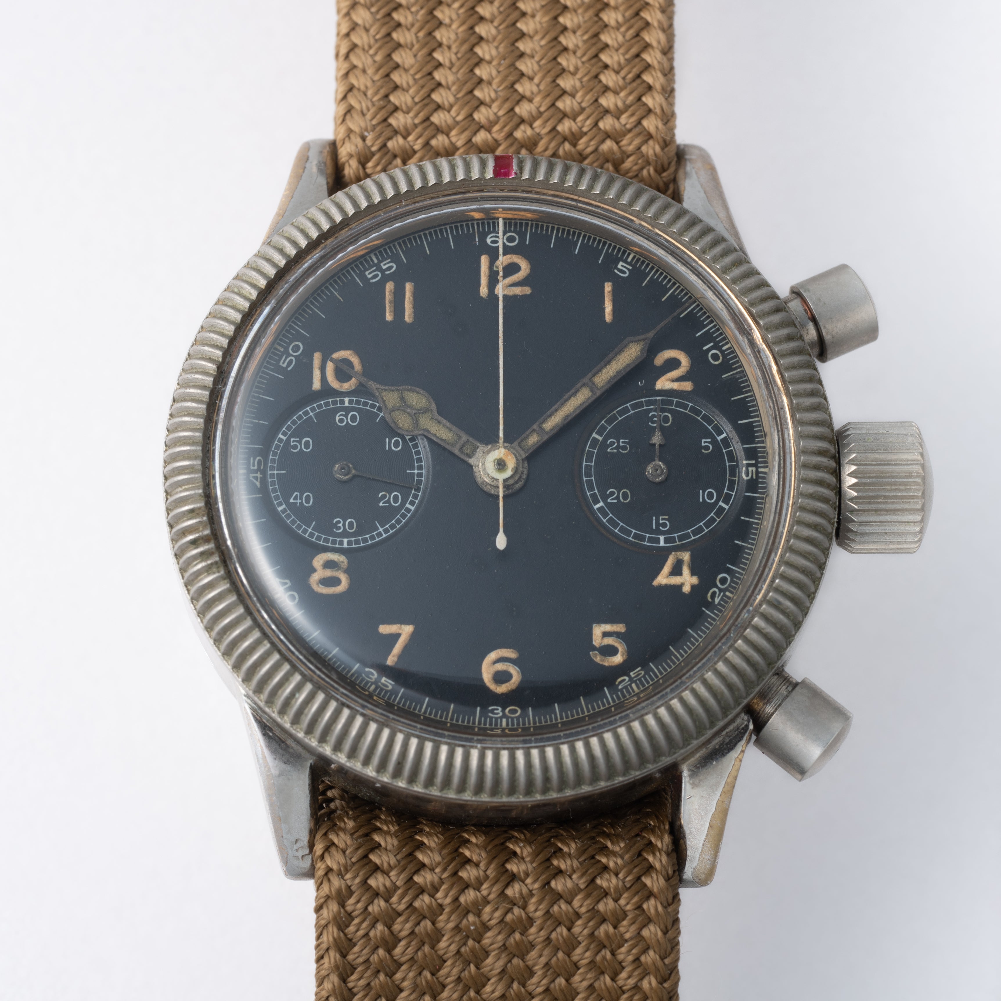 グラスヒュッテ チュチマ フリーガークロノ ドイツ空軍 手巻 Cal.59 1940年代製