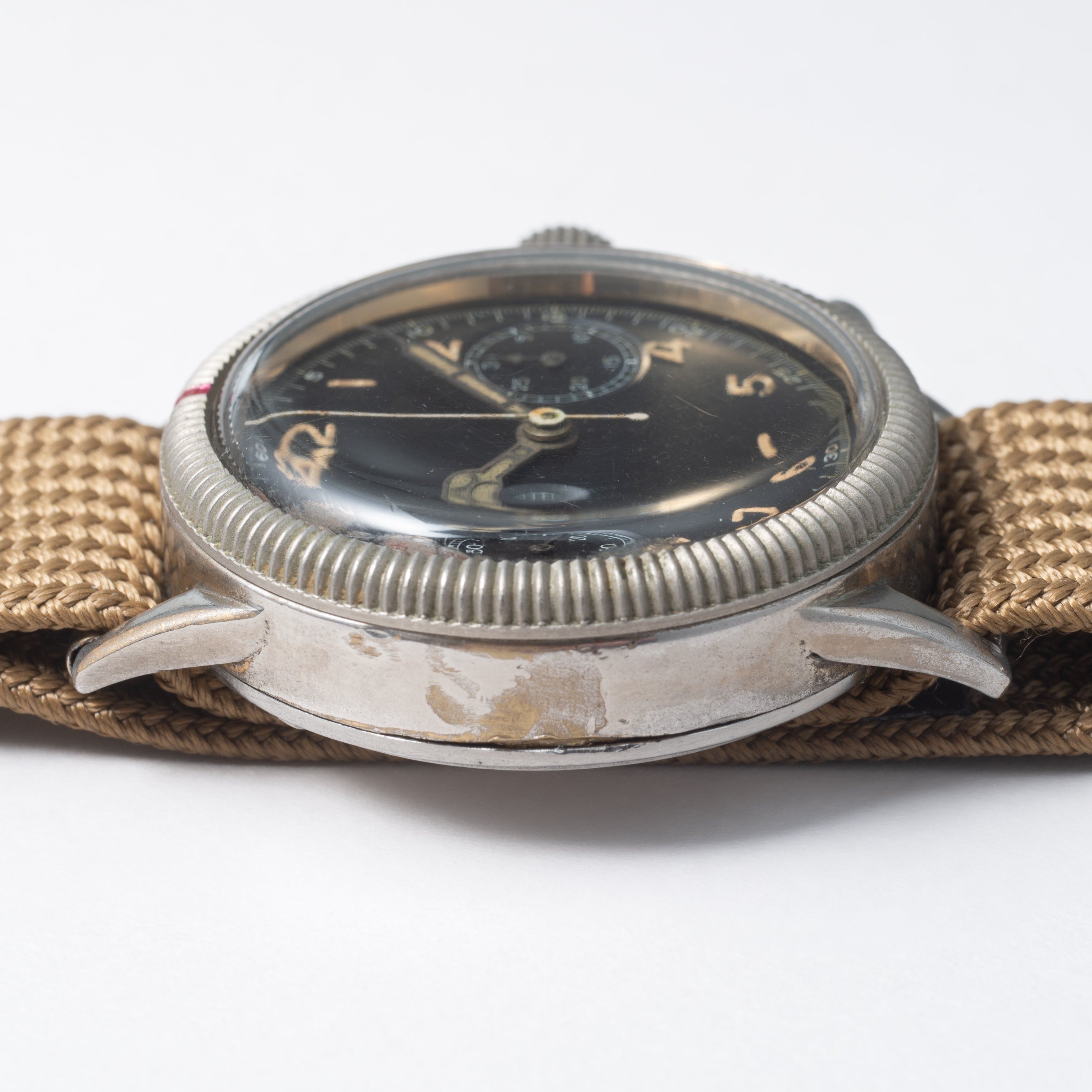 グラスヒュッテ チュチマ フリーガークロノ ドイツ空軍 手巻 Cal.59 1940年代製