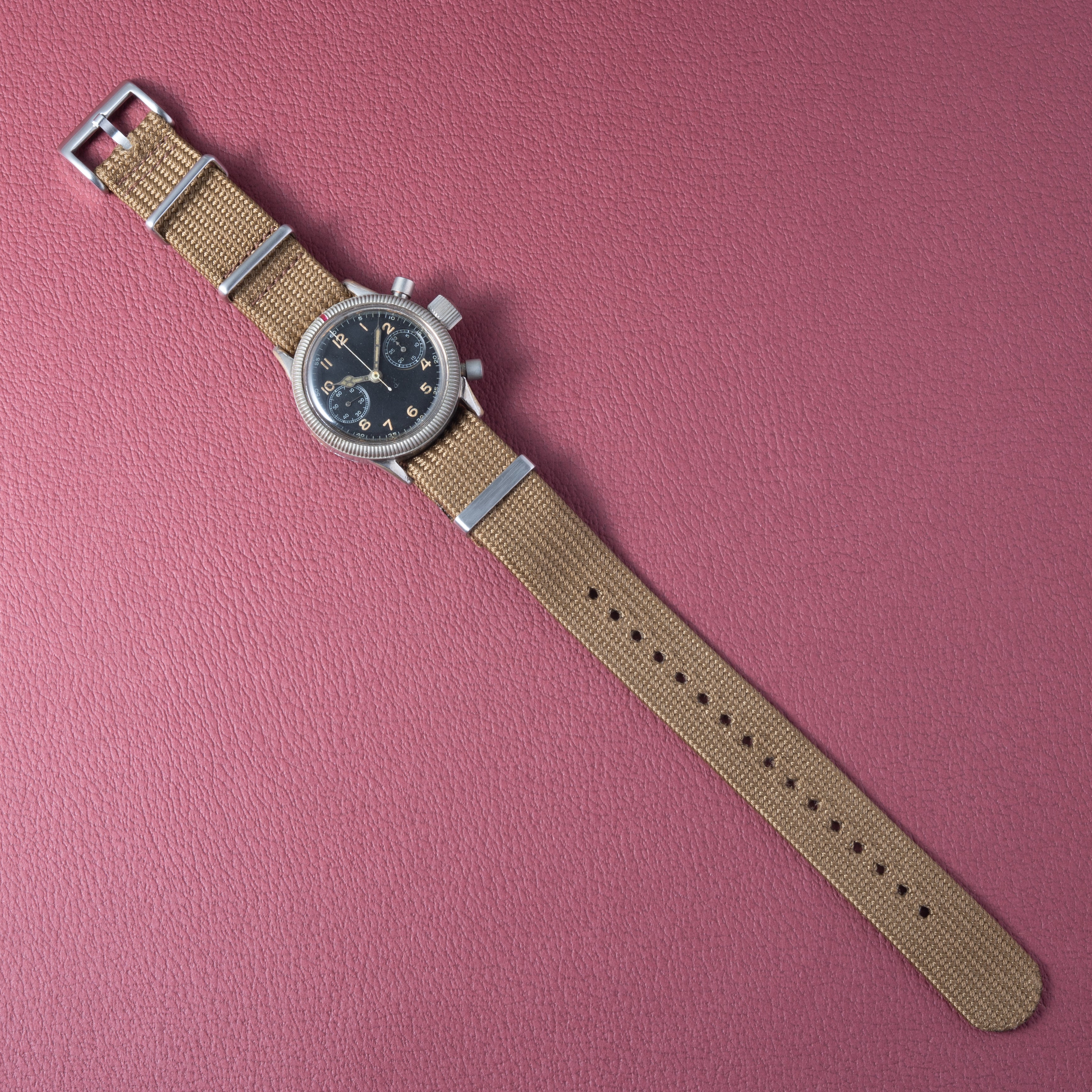 グラスヒュッテ チュチマ フリーガークロノ ドイツ空軍 手巻 Cal.59 1940年代製