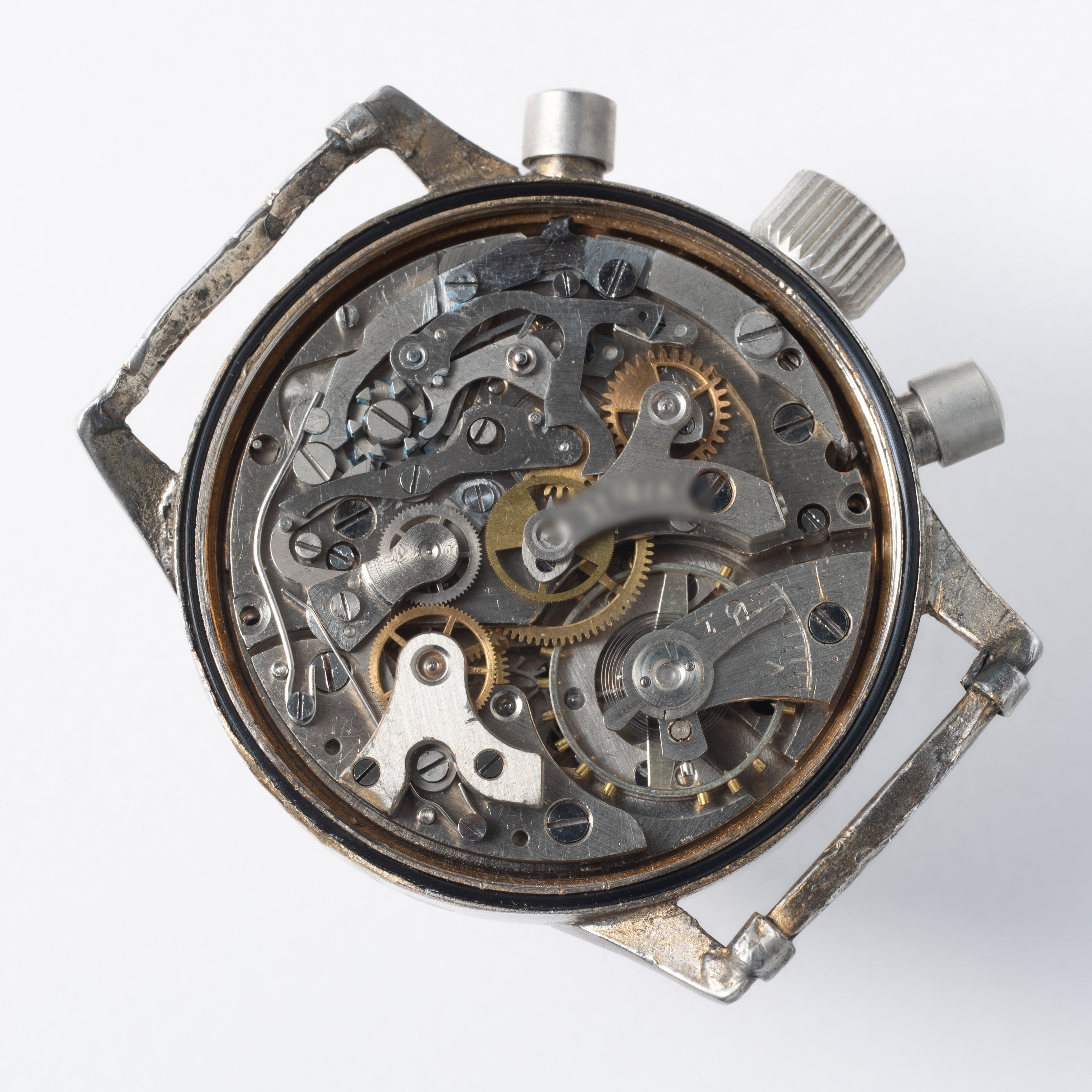 グラスヒュッテ チュチマ フリーガークロノ ドイツ空軍 手巻 Cal.59 1940年代製