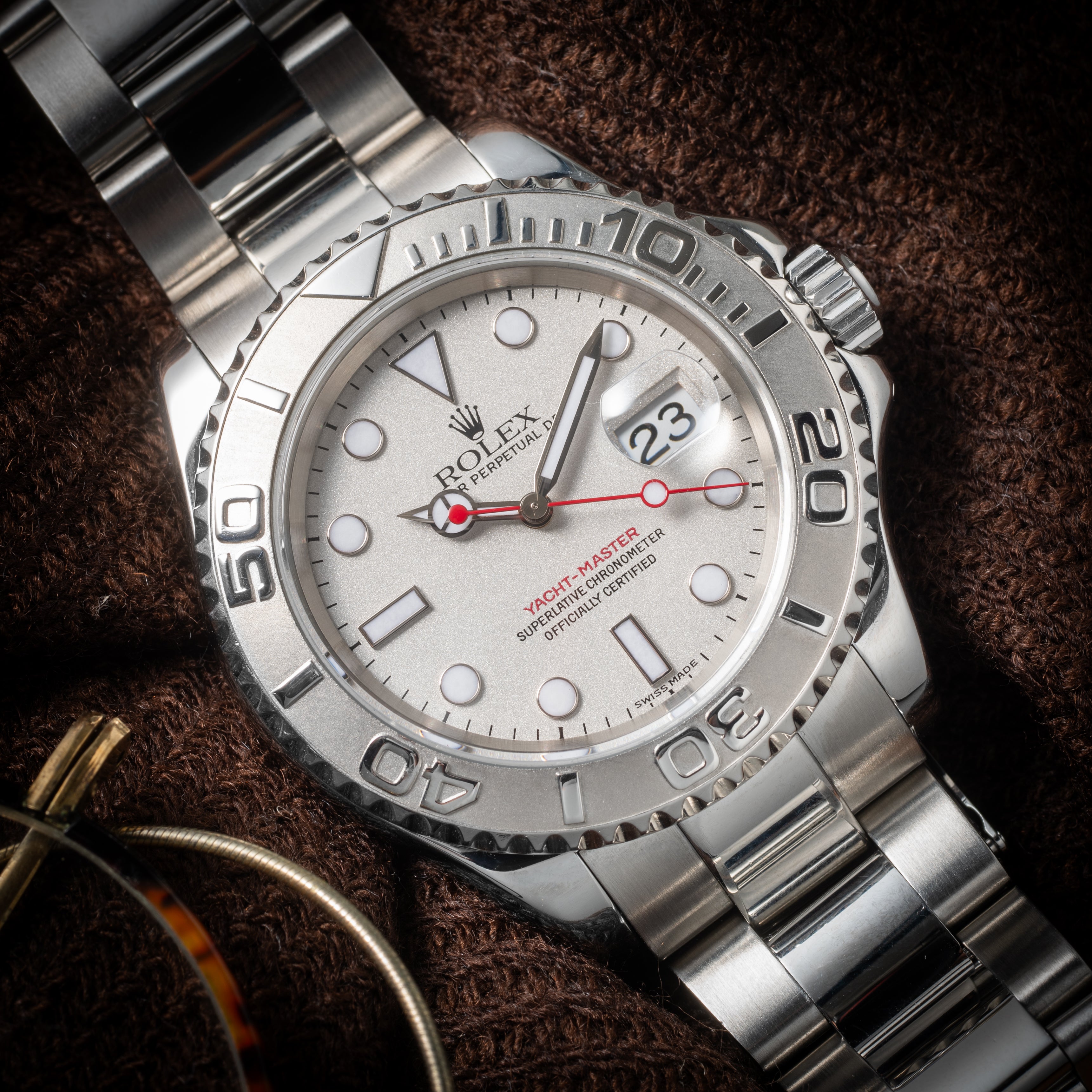 ロレックス ヨットマスター ロレジウム 2002年製 Ref.16622 ギャラ付き