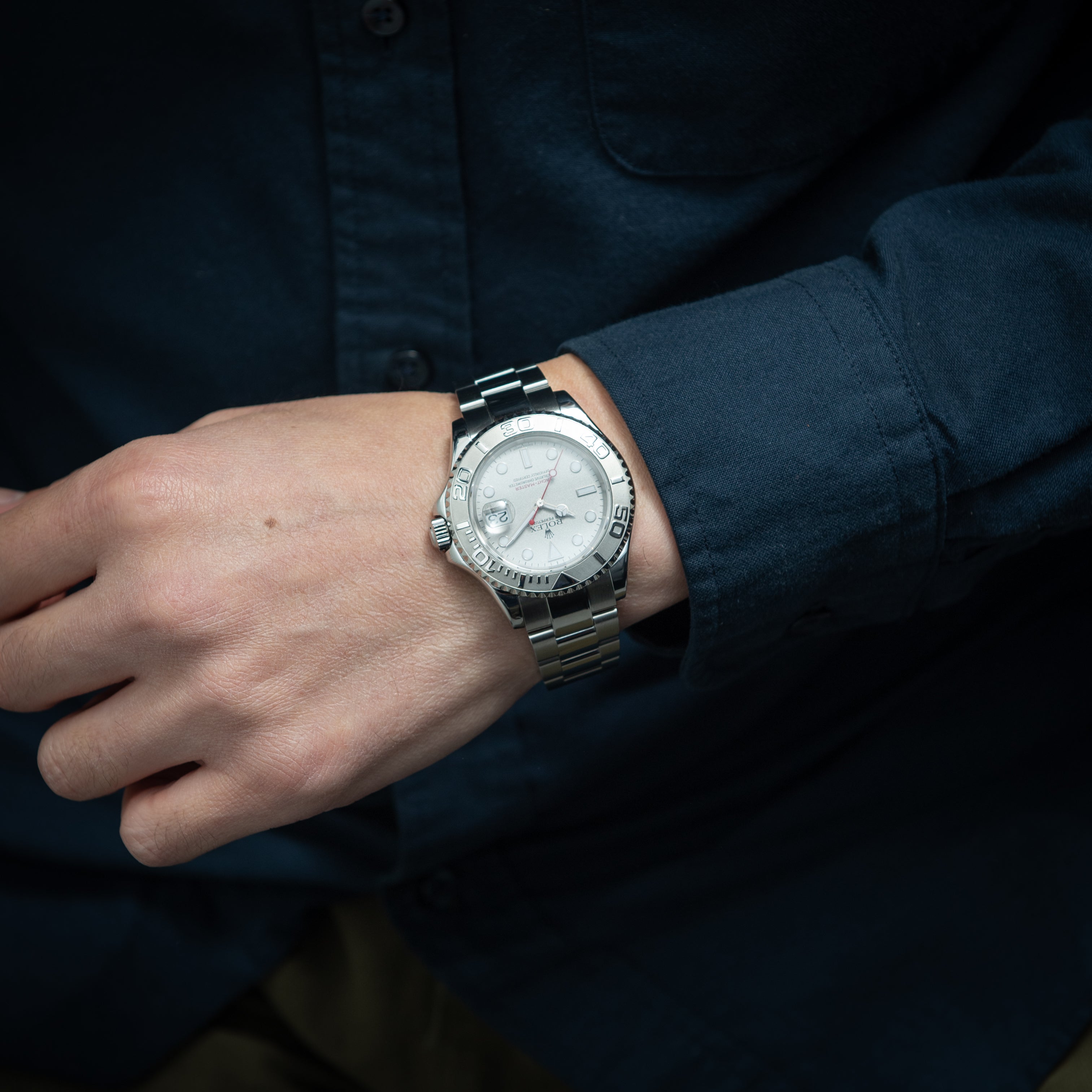 ロレックス ヨットマスター ロレジウム 2002年製 Ref.16622 ギャラ付き