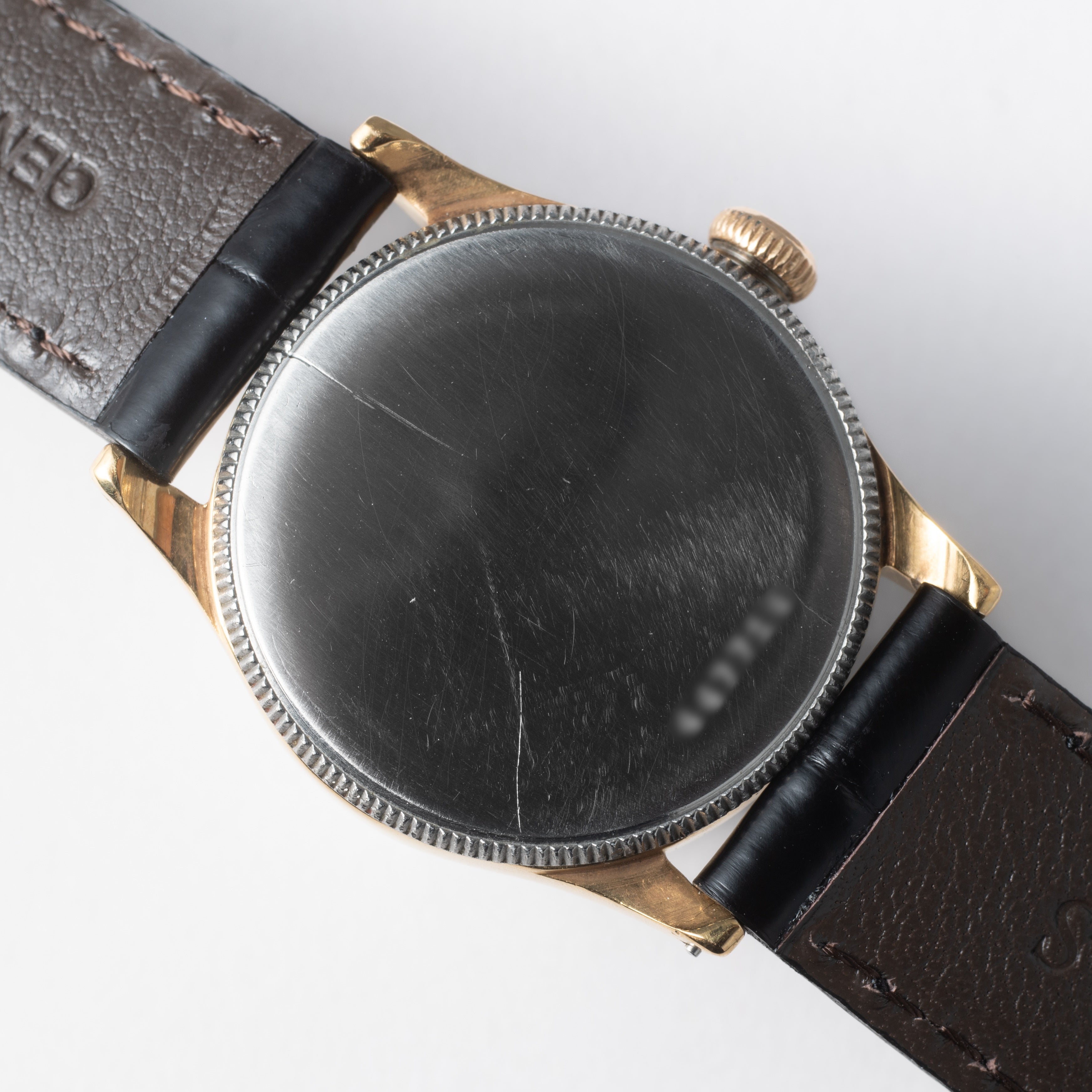 チューダー 盾薔薇オイスター 1946年製 金張りケース スモールセコンド オリジナル飛びアラビアダイヤル