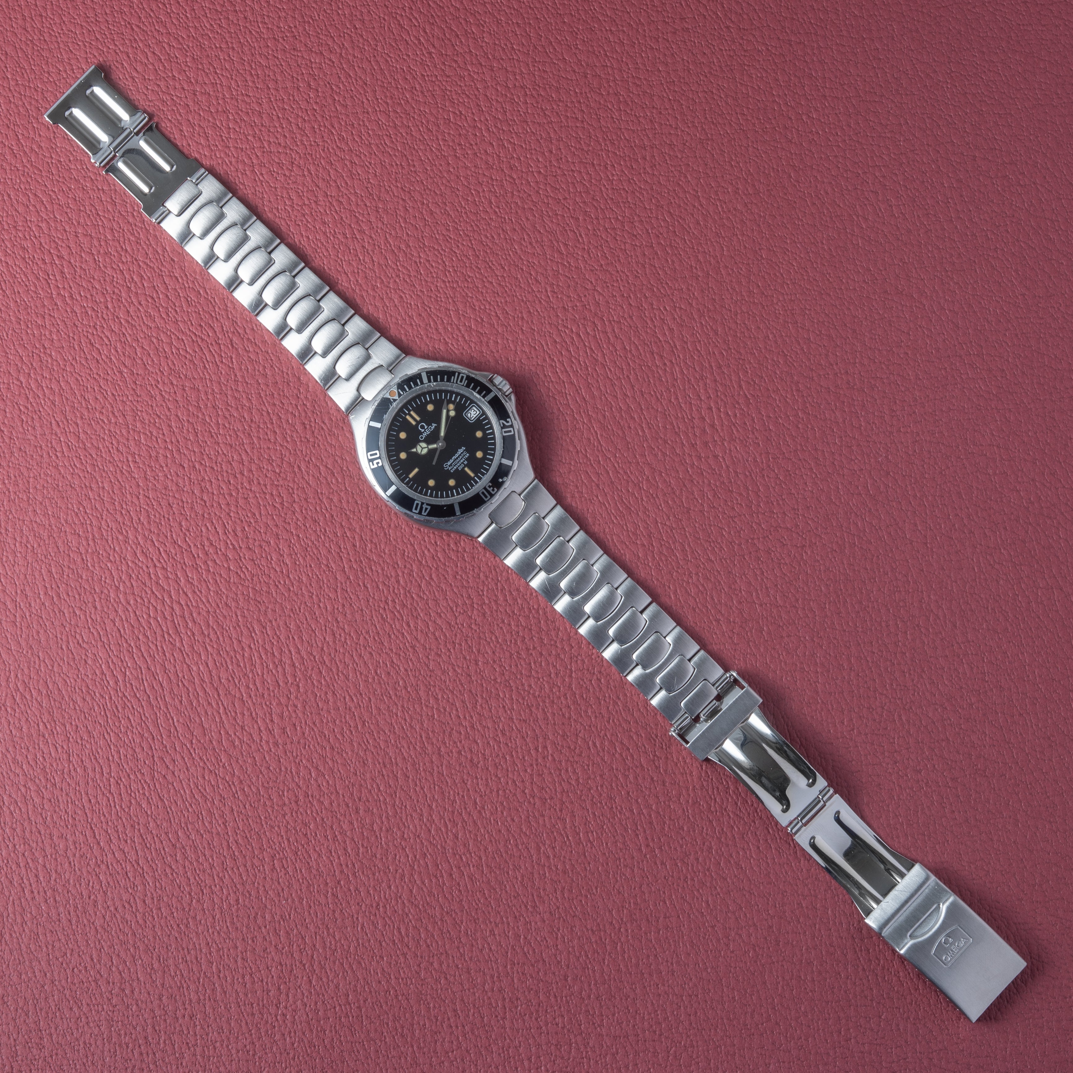 オメガ シーマスター200m プレボンド36㎜ 1988年製 自動巻き ジェンタデザイン