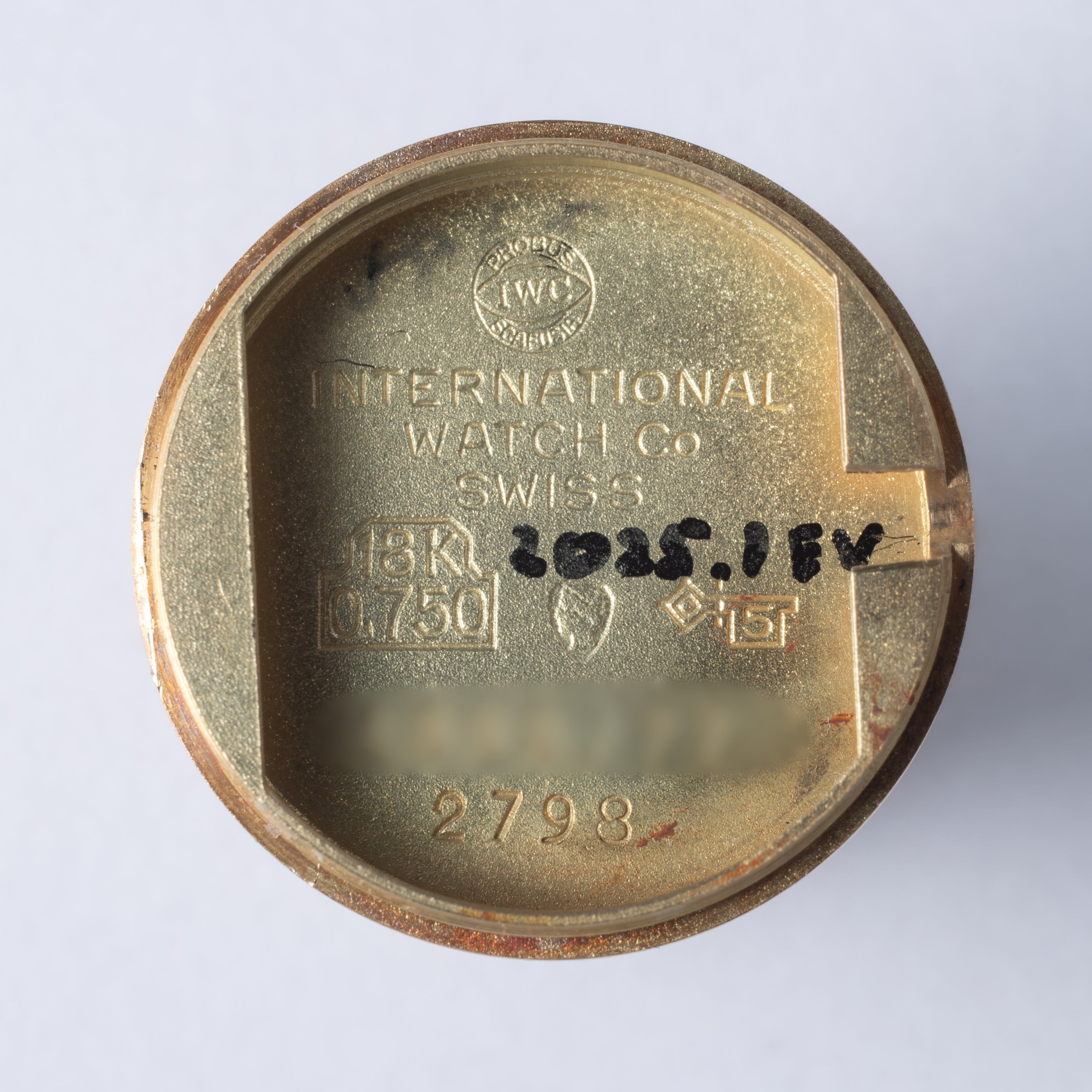IWC レディース 18金無垢トノーケース 1967年製 手巻き Cal.41 純正尾錠付き