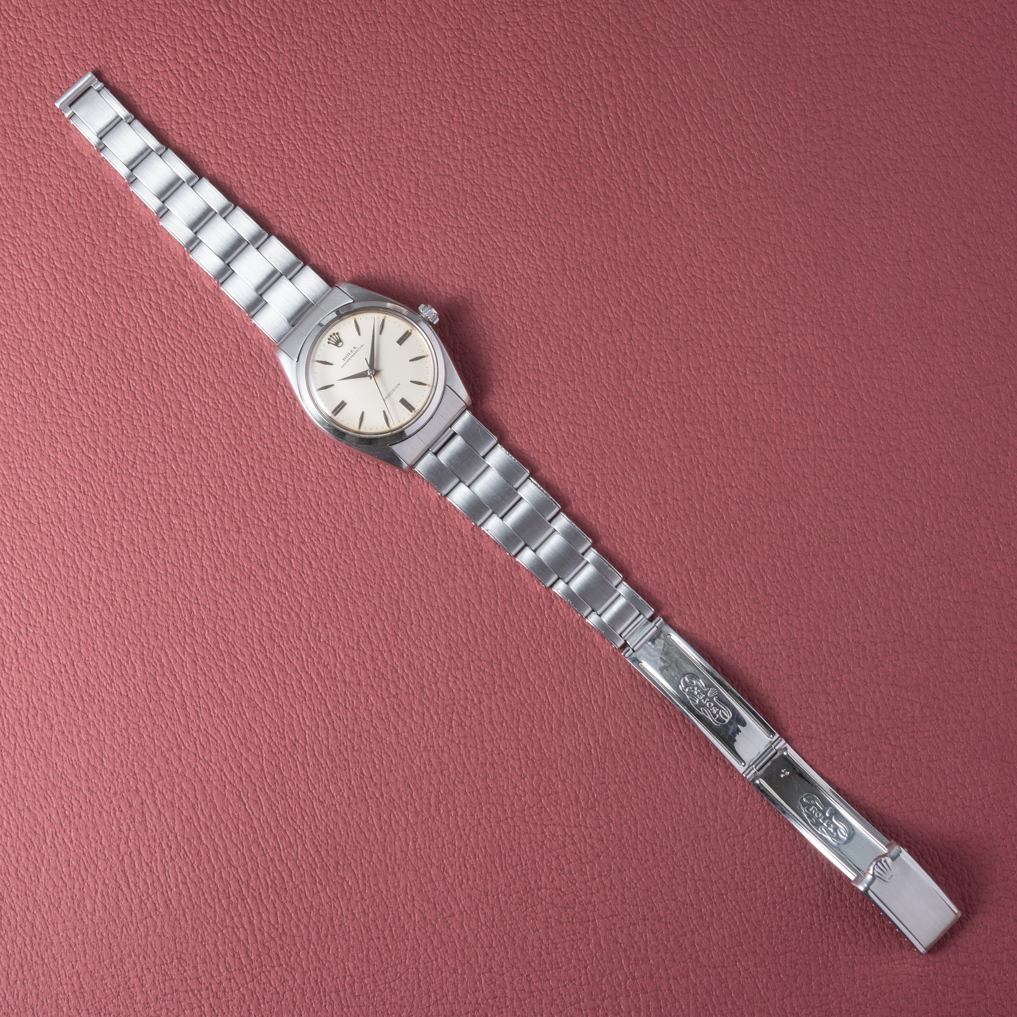 ロレックス オイスターパーペチュアル 1961年製 Ref.6558 ホワイトミラーダイヤル