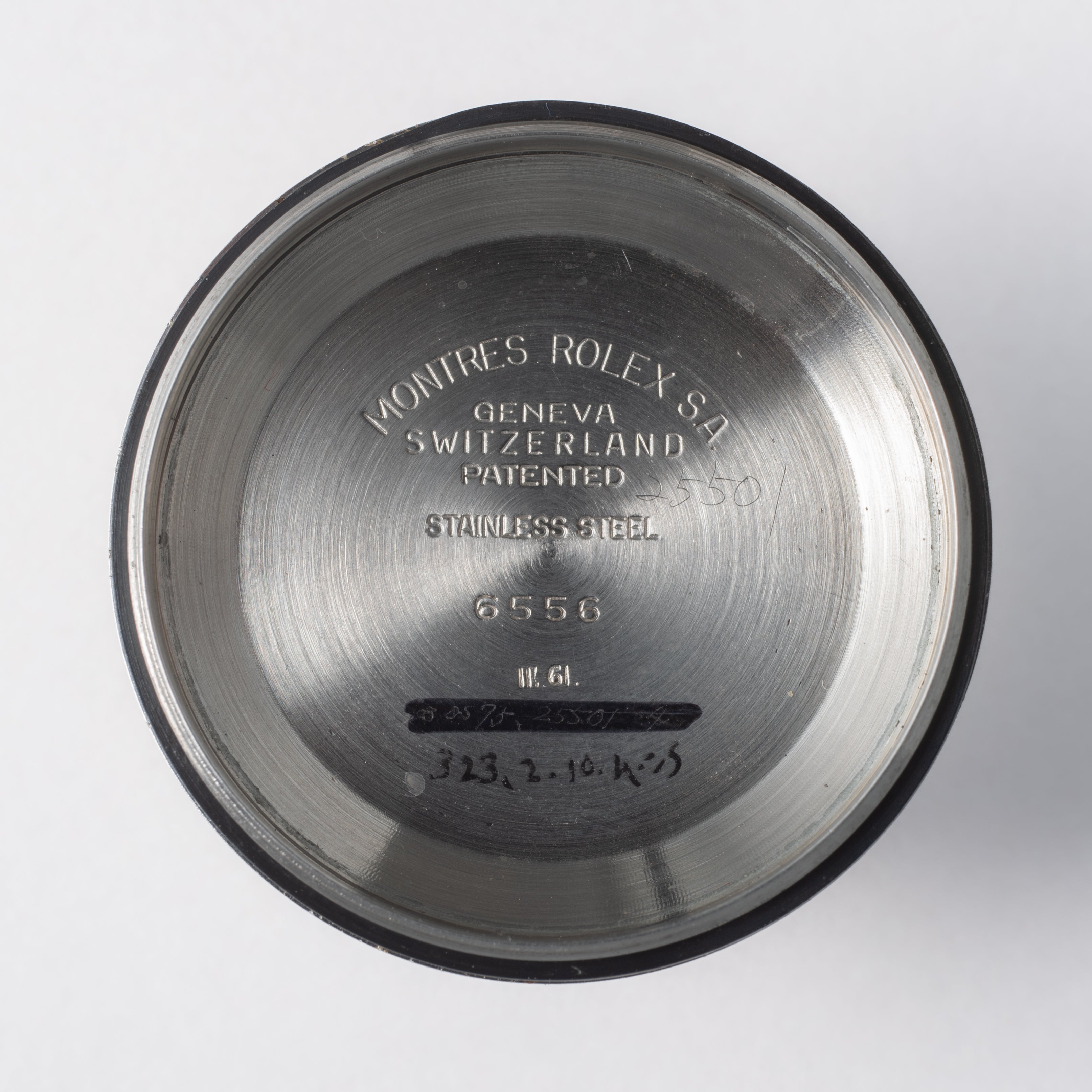 ロレックス オイスターパーペチュアル 1961年製 Ref.6558 ホワイトミラーダイヤル