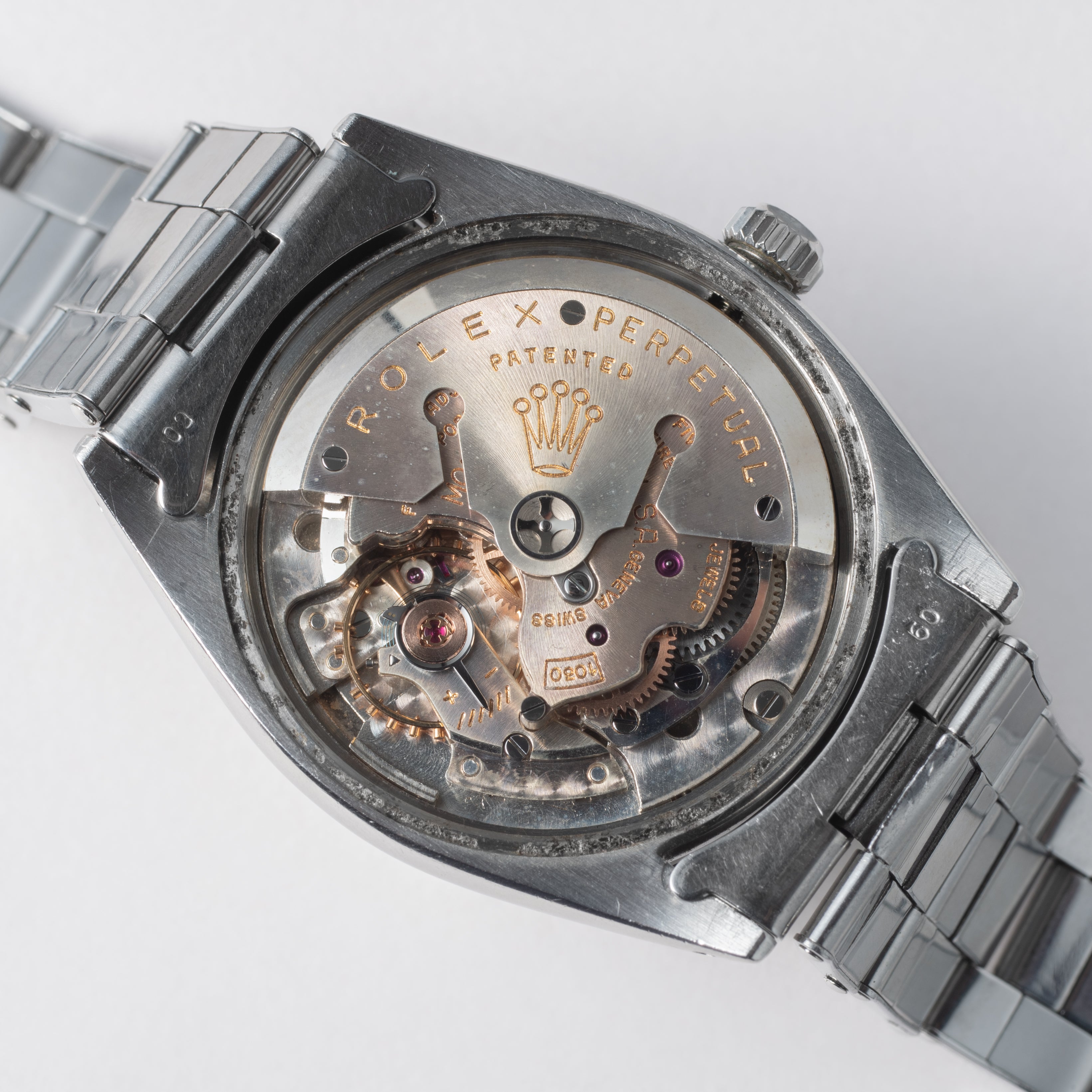 ロレックス オイスターパーペチュアル 1961年製 Ref.6558 ホワイトミラーダイヤル