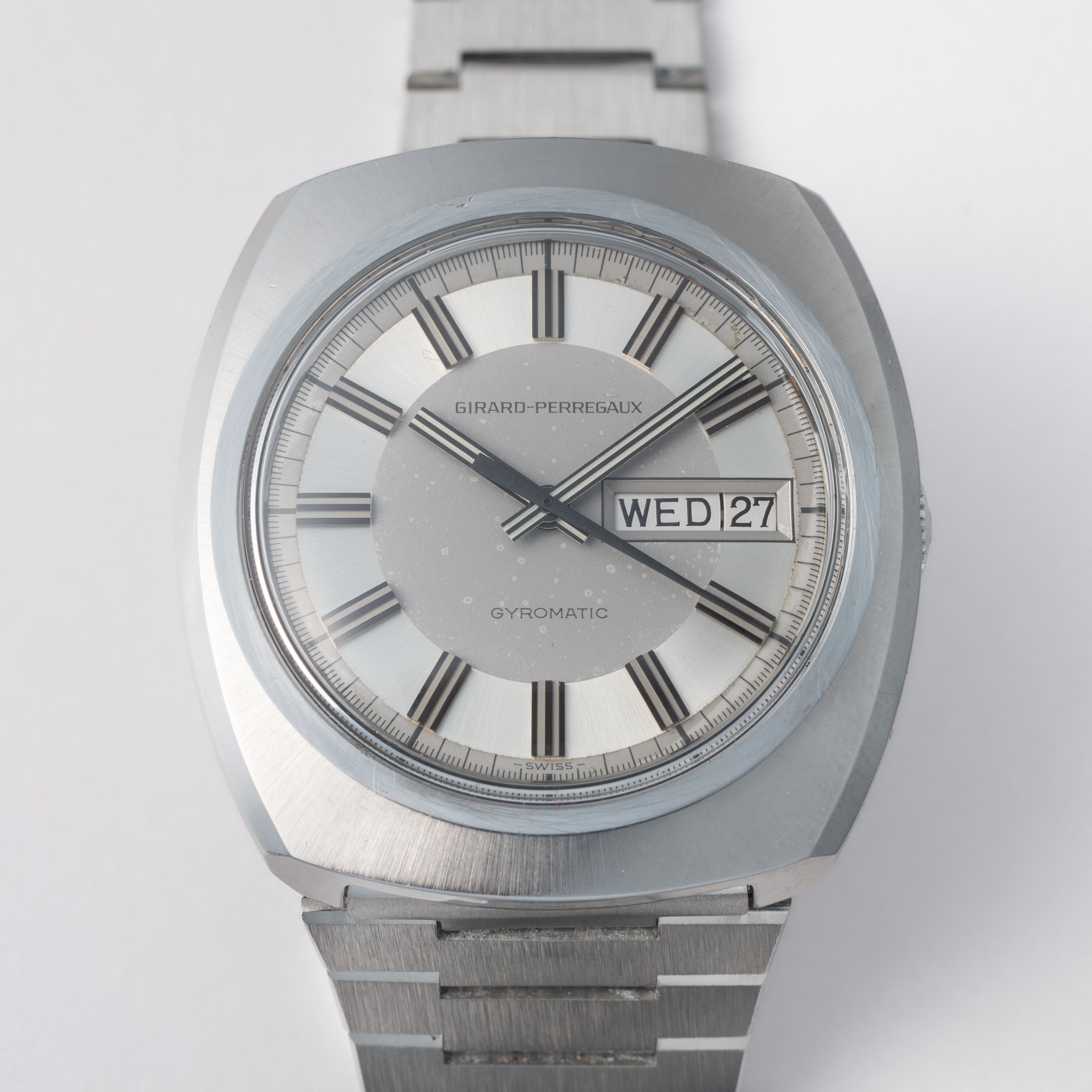 ジラール・ペルゴ ジャイロマチック 1970年代製 Ref.9313GA ブレス付