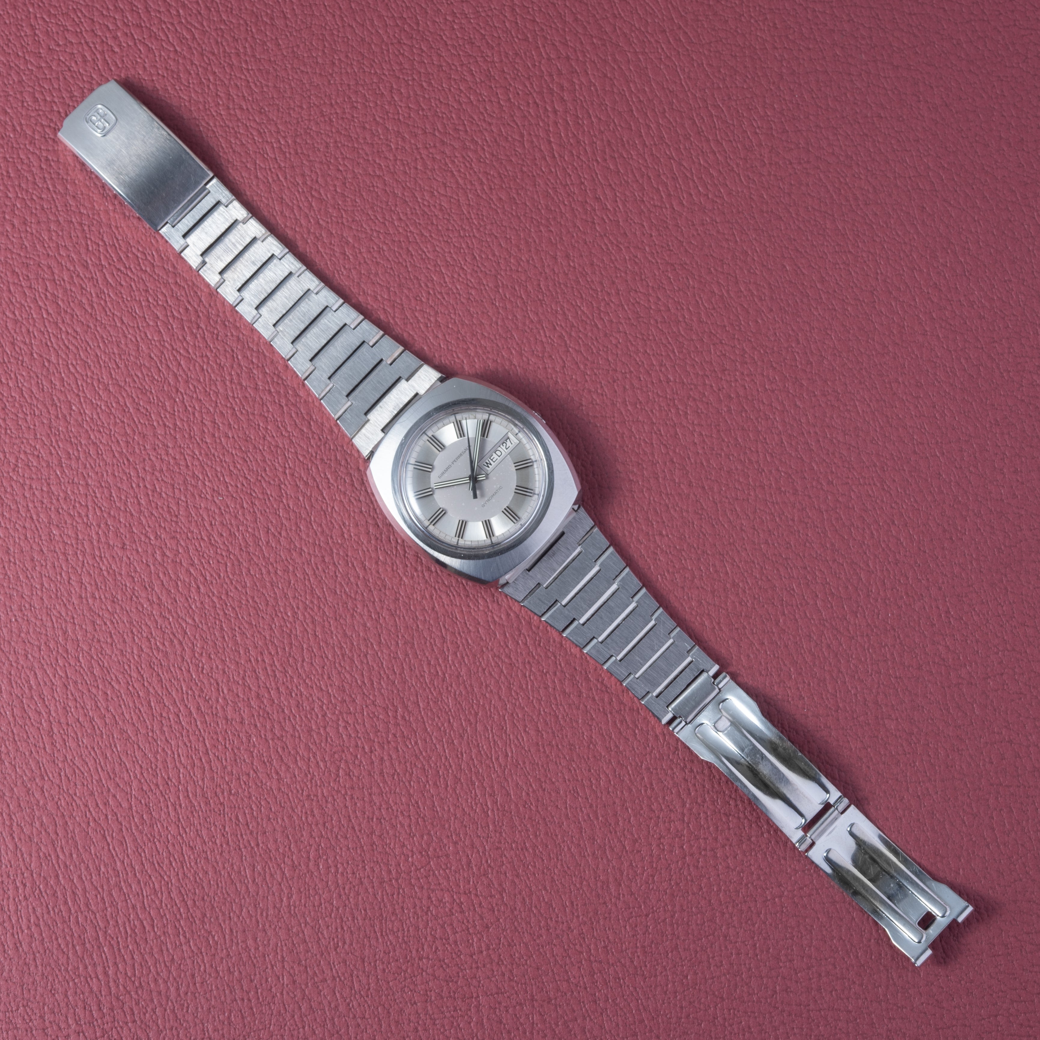 ジラール・ペルゴ ジャイロマチック 1970年代製 Ref.9313GA ブレス付