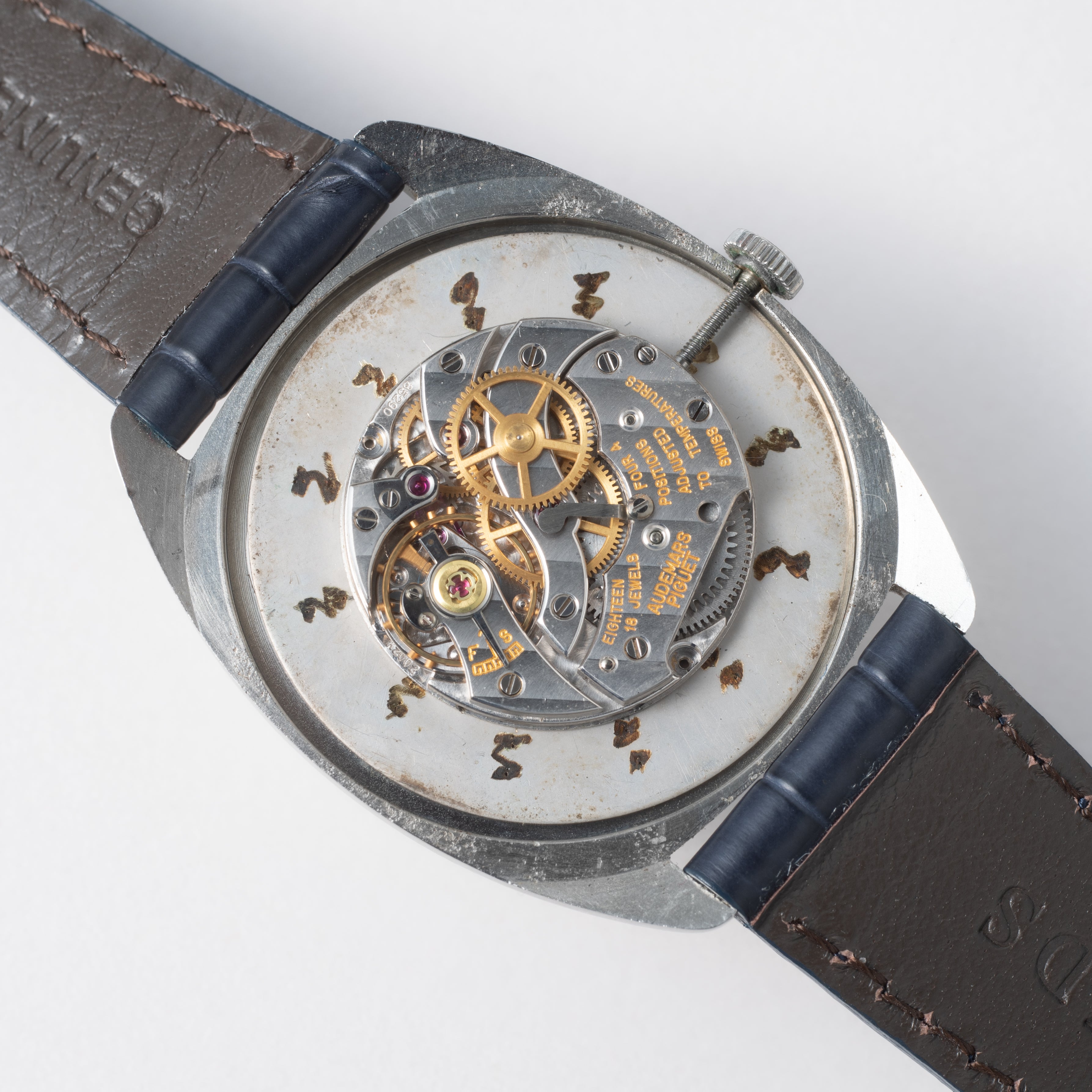 オーデマ・ピゲ Cラインケース ジェンタデザイン 手巻き Cal.K2002 1970年代製 ステンレスケース