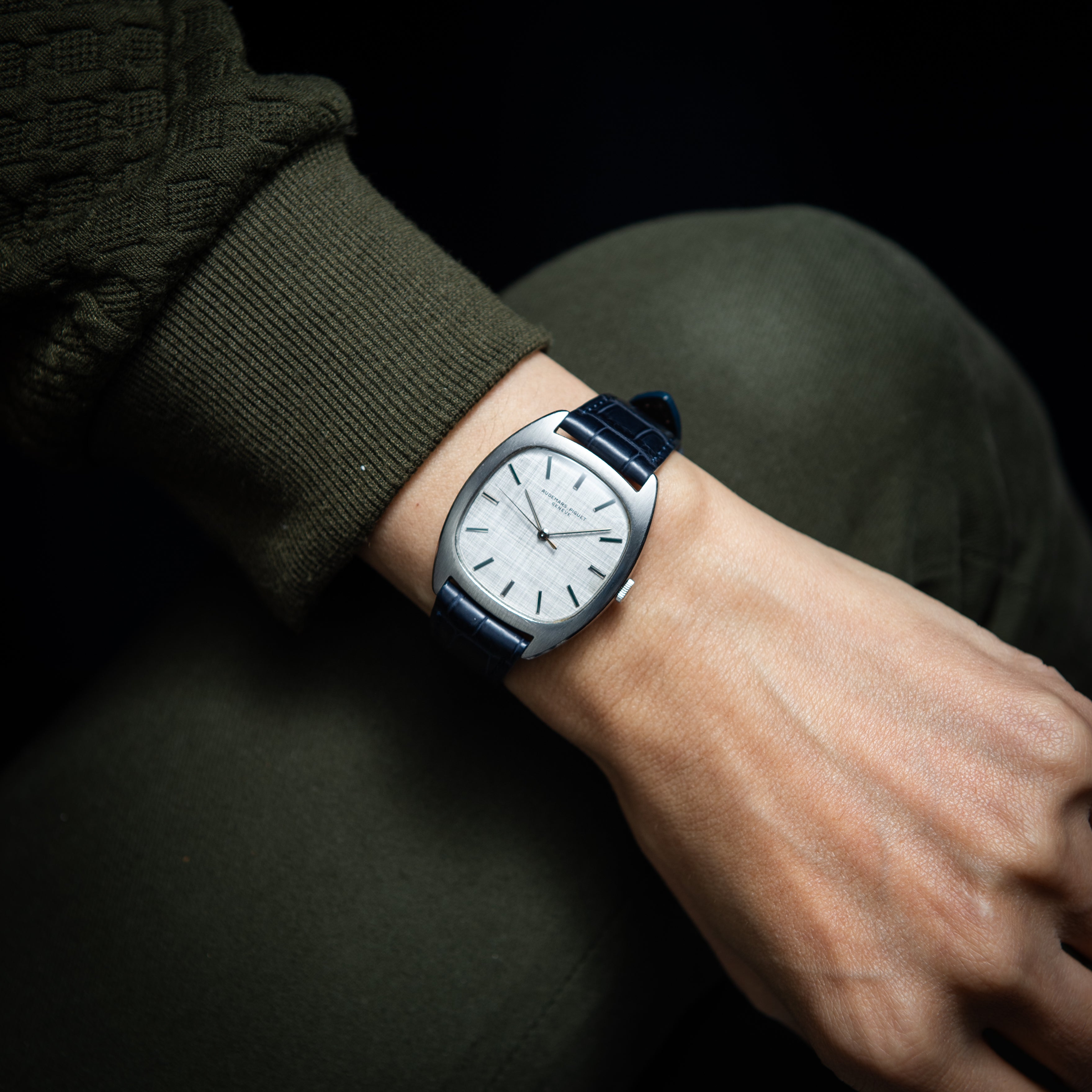 オーデマ・ピゲ Cラインケース ジェンタデザイン 手巻き Cal.K2002 1970年代製 ステンレスケース