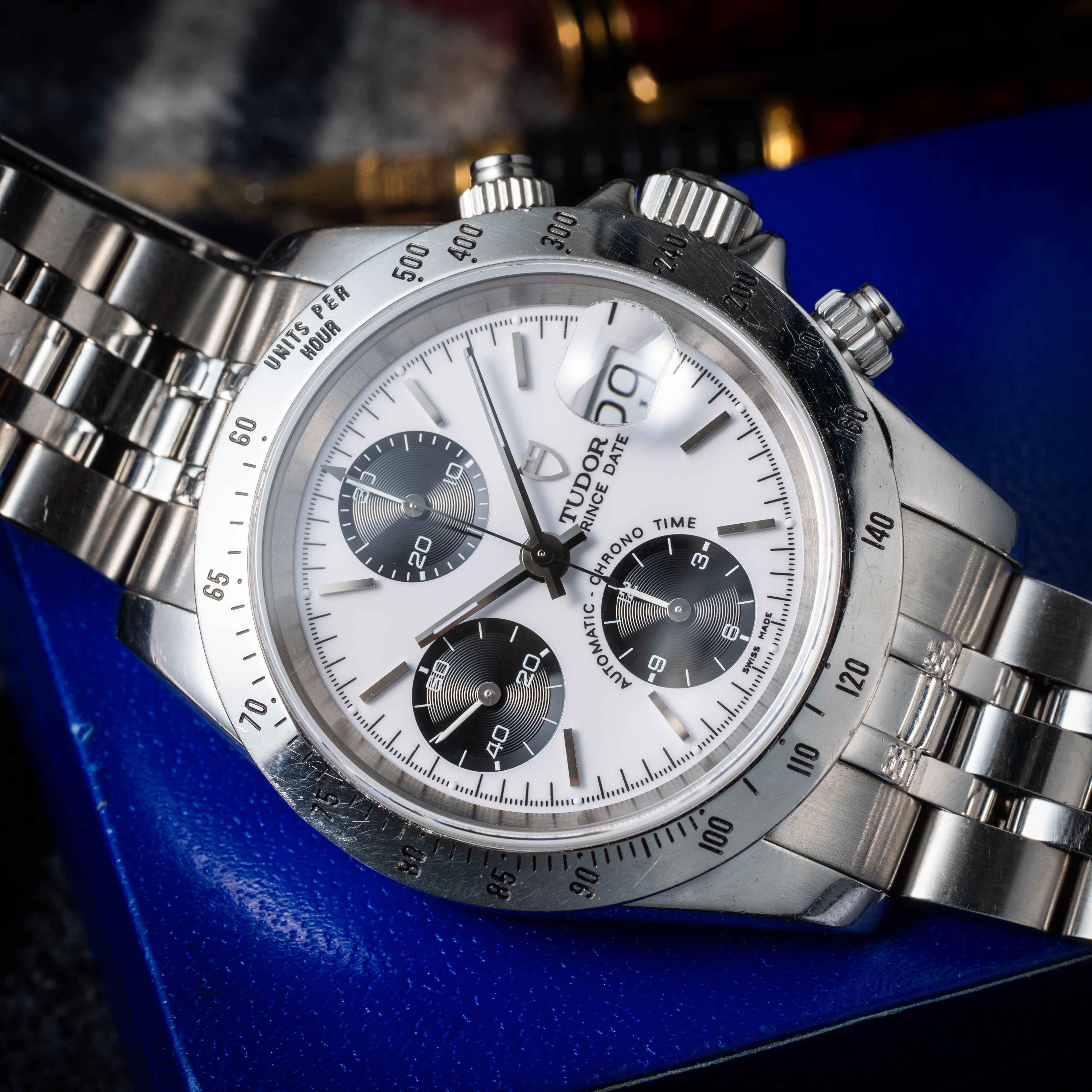 チューダー クロノタイム 2002年製 Ref.79280 パンダダイヤル 自動巻きクロノグラフ