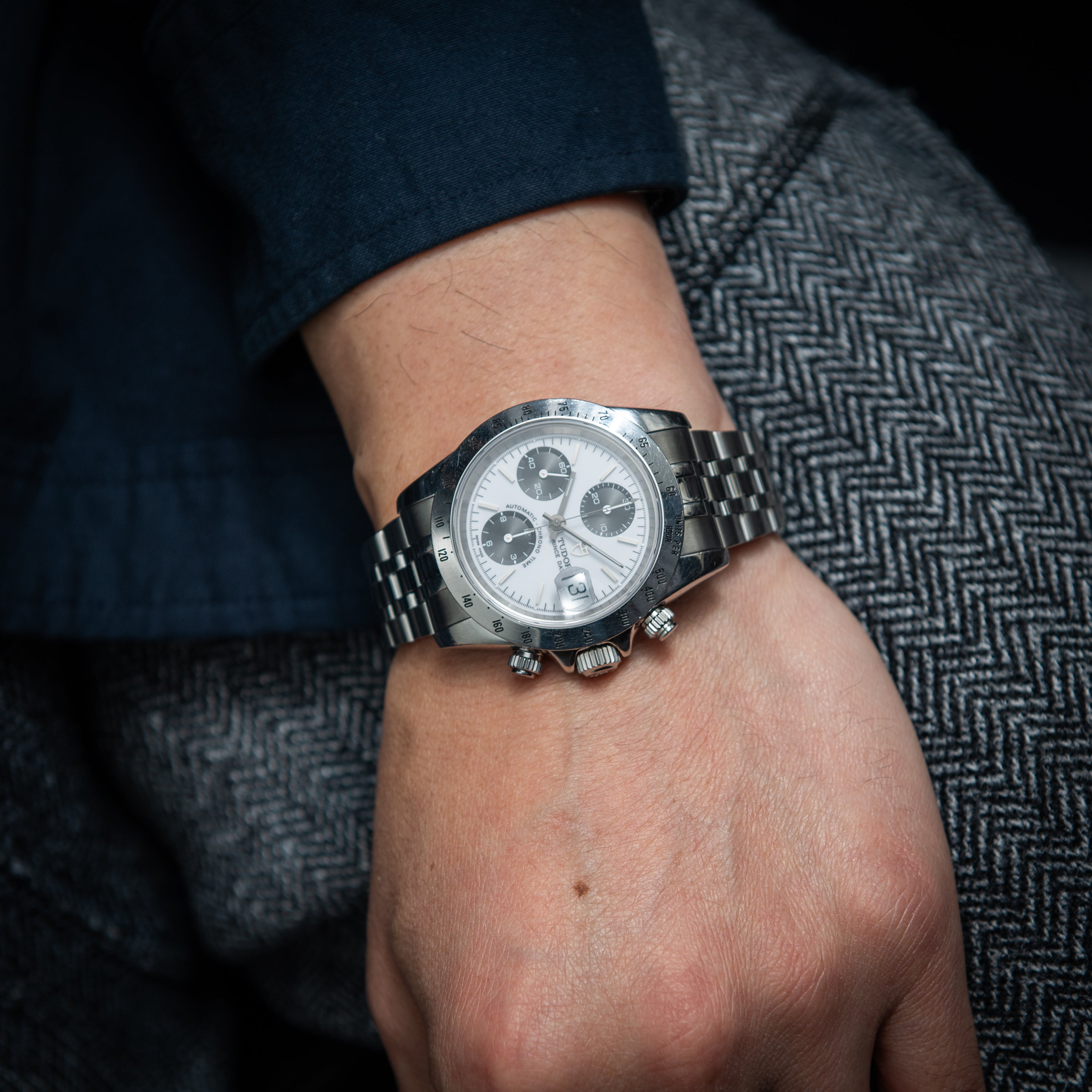 チューダー クロノタイム 2002年製 Ref.79280 パンダダイヤル 自動巻きクロノグラフ