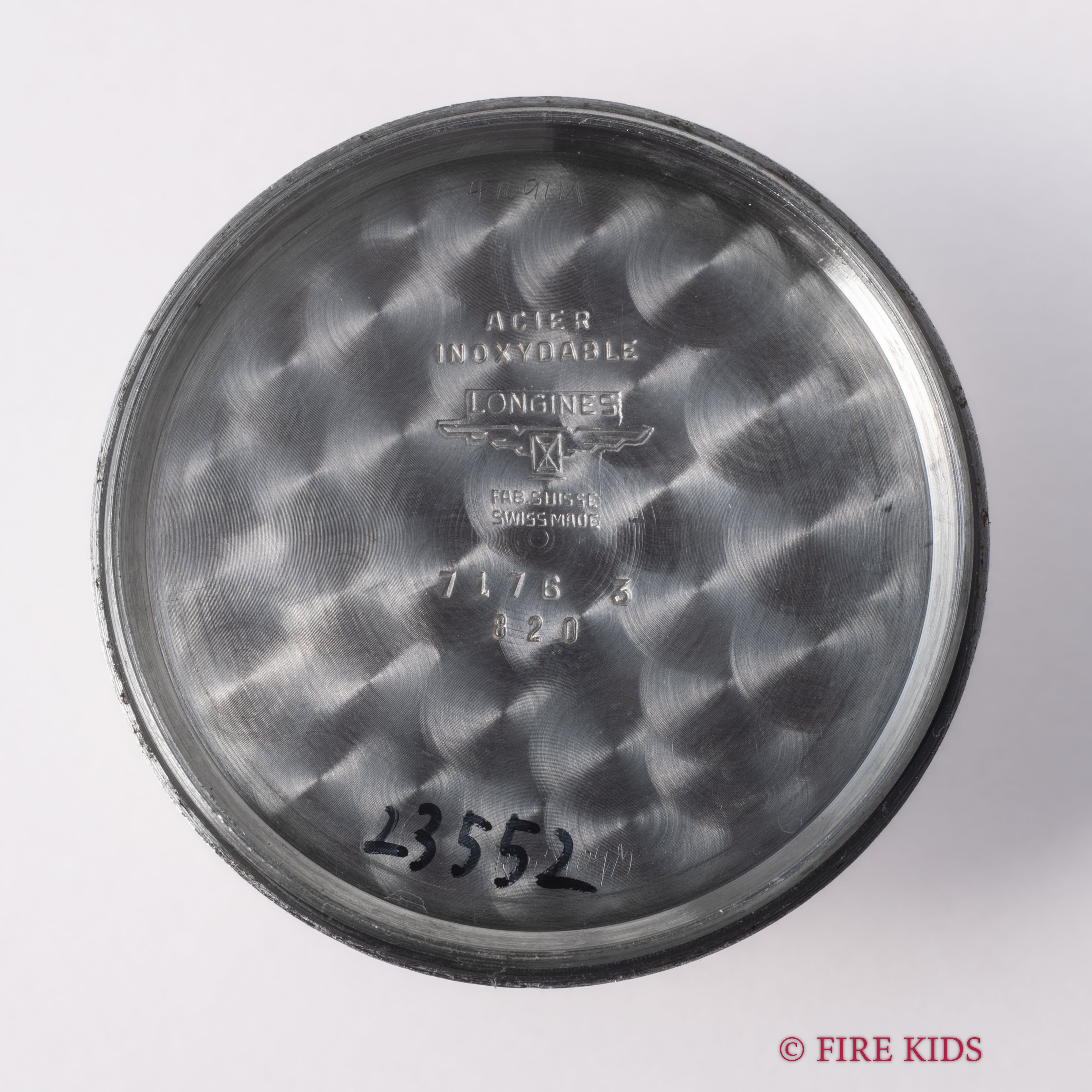 ロンジン ラウンドケース 手巻き スモールセコンド 1960年代 アイスブルーダイヤル アーカイブ付き