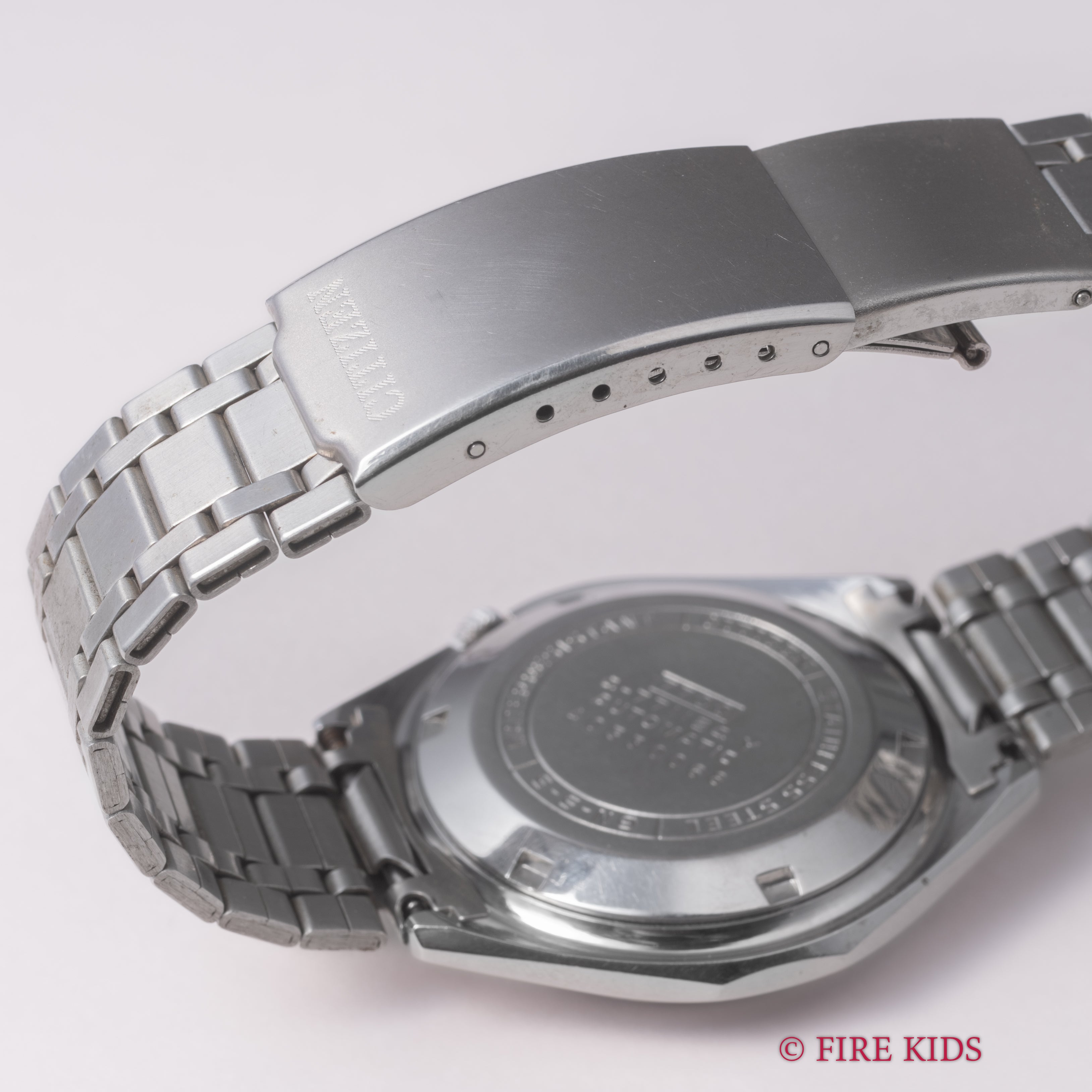 シチズン レオパール Ref.4-771184-Y 1974年製 グリーングラデーションダイヤル カットガラス 純正ブレス付き