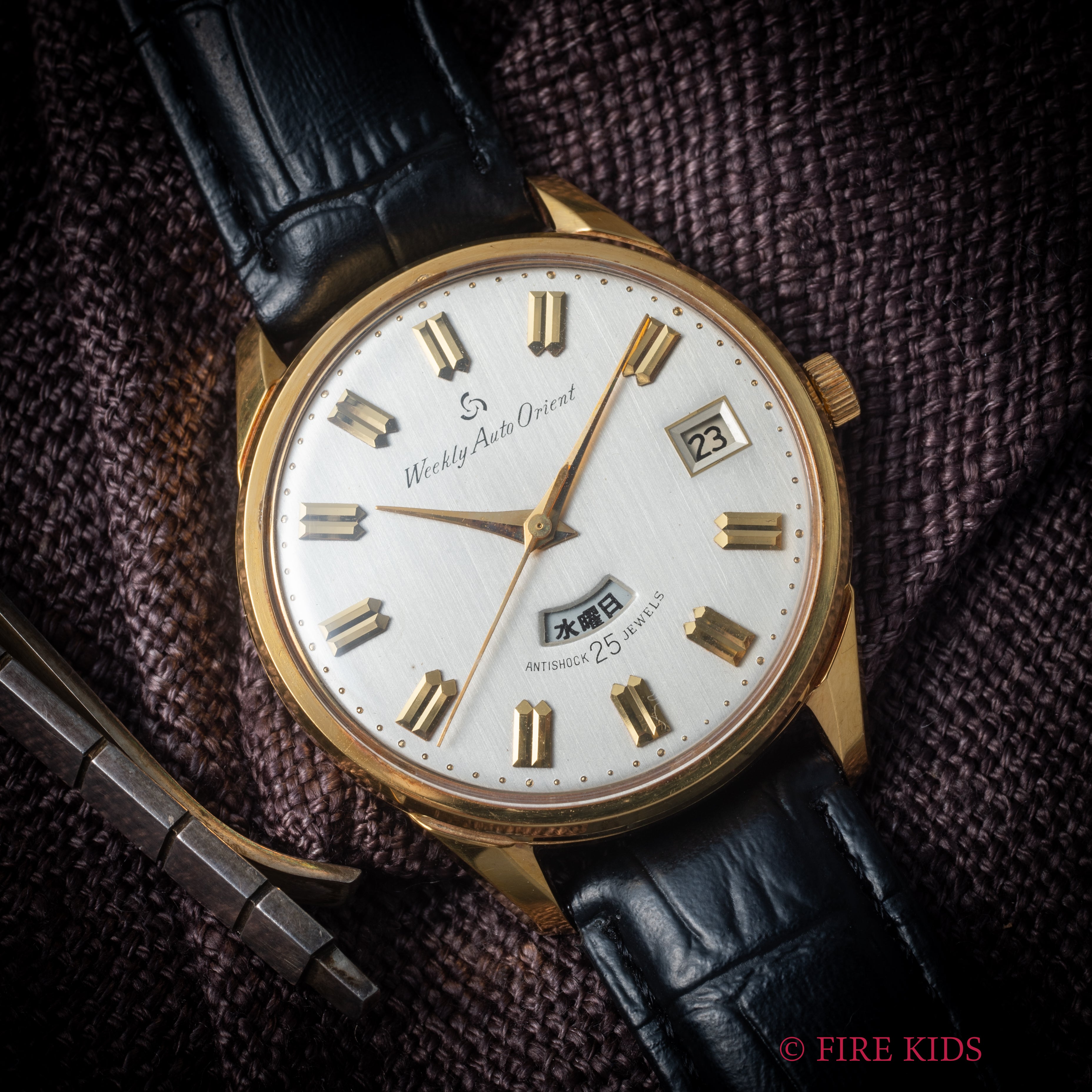 オリエント オリンピア オリエント ウィークリー 1960年代製 金張り デイデイト