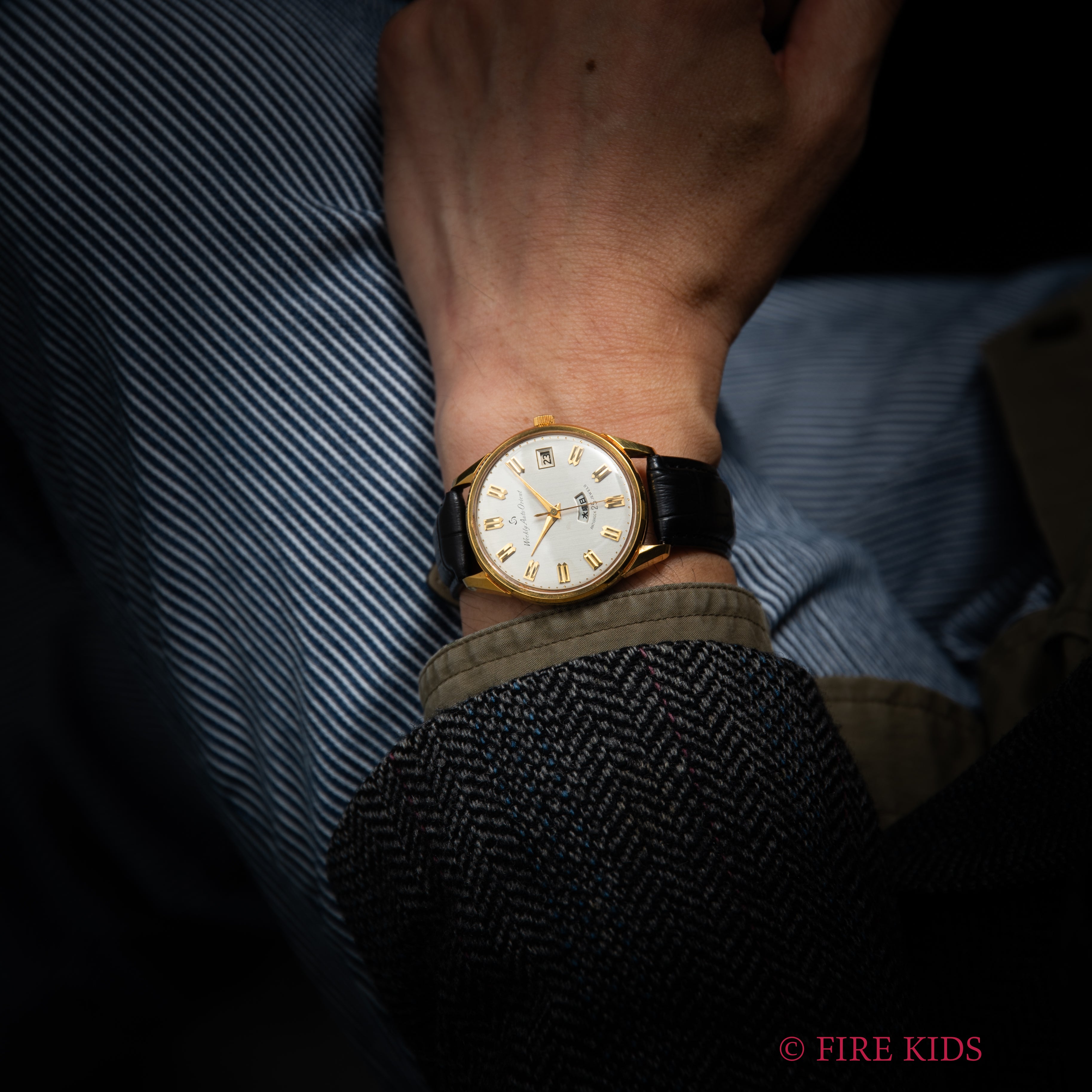 オリエント オリンピア オリエント ウィークリー 1960年代製 金張り デイデイト