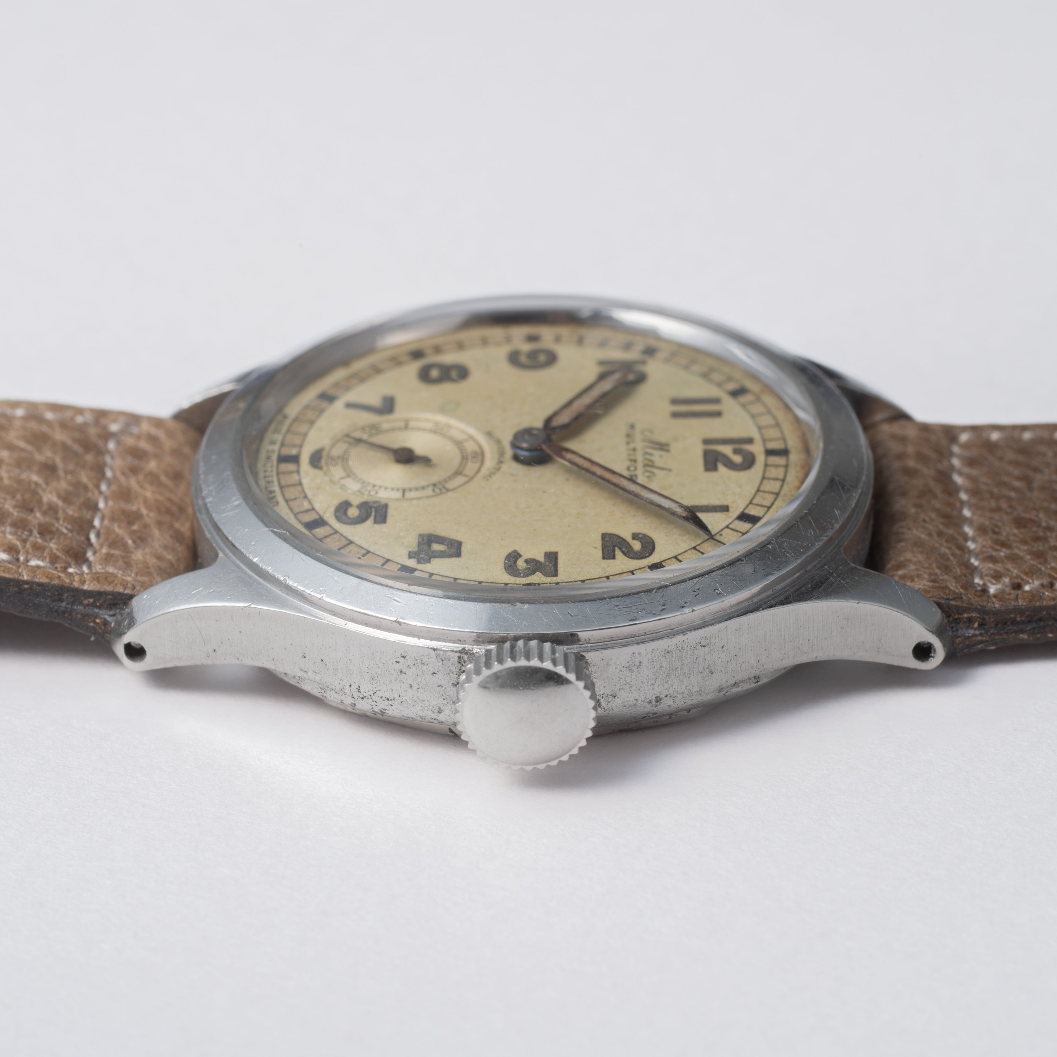 ミドー マルチフォート 1940年代製 35mmケース スモセコ バンパーオートマチック