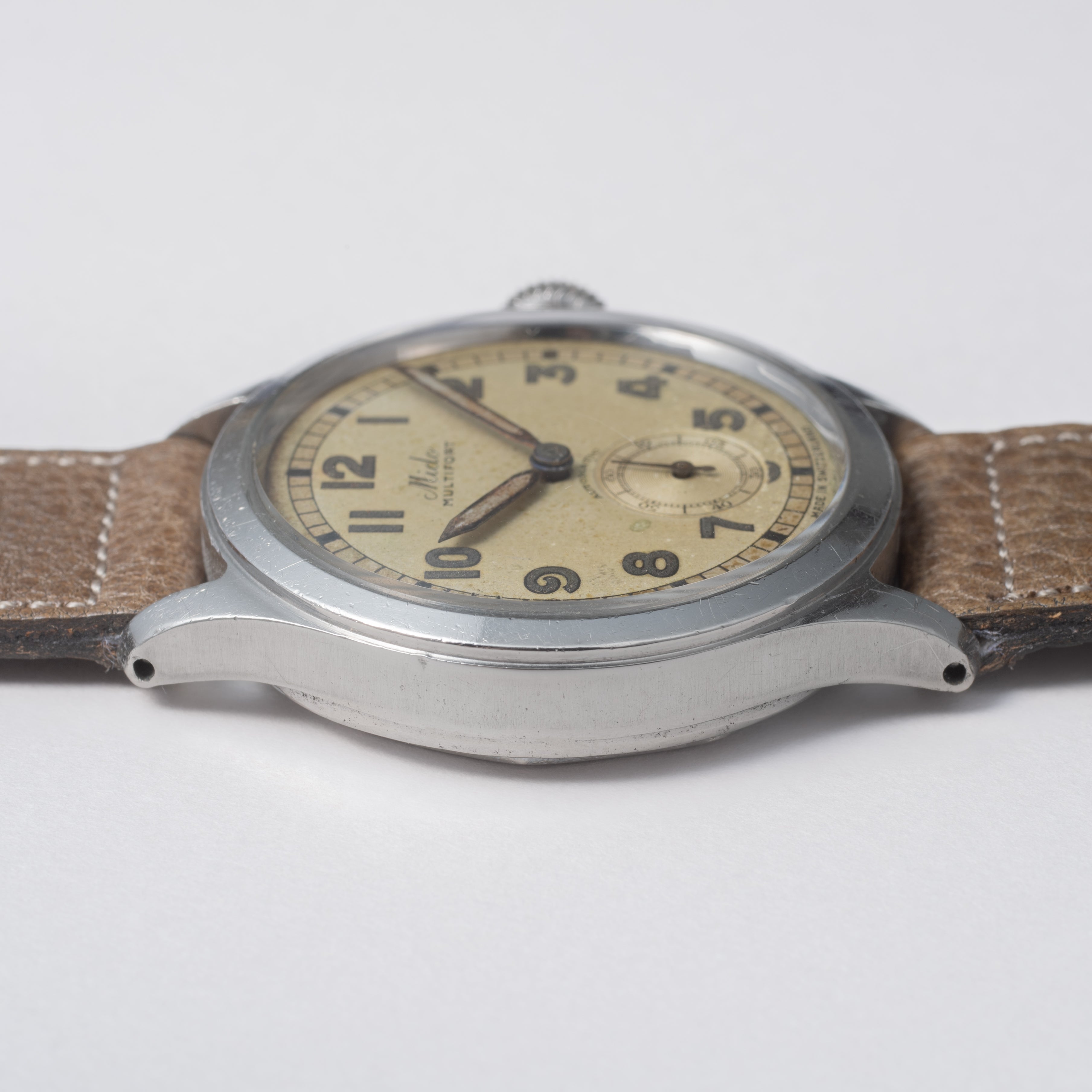 ミドー マルチフォート 1940年代製 35mmケース スモセコ バンパーオートマチック