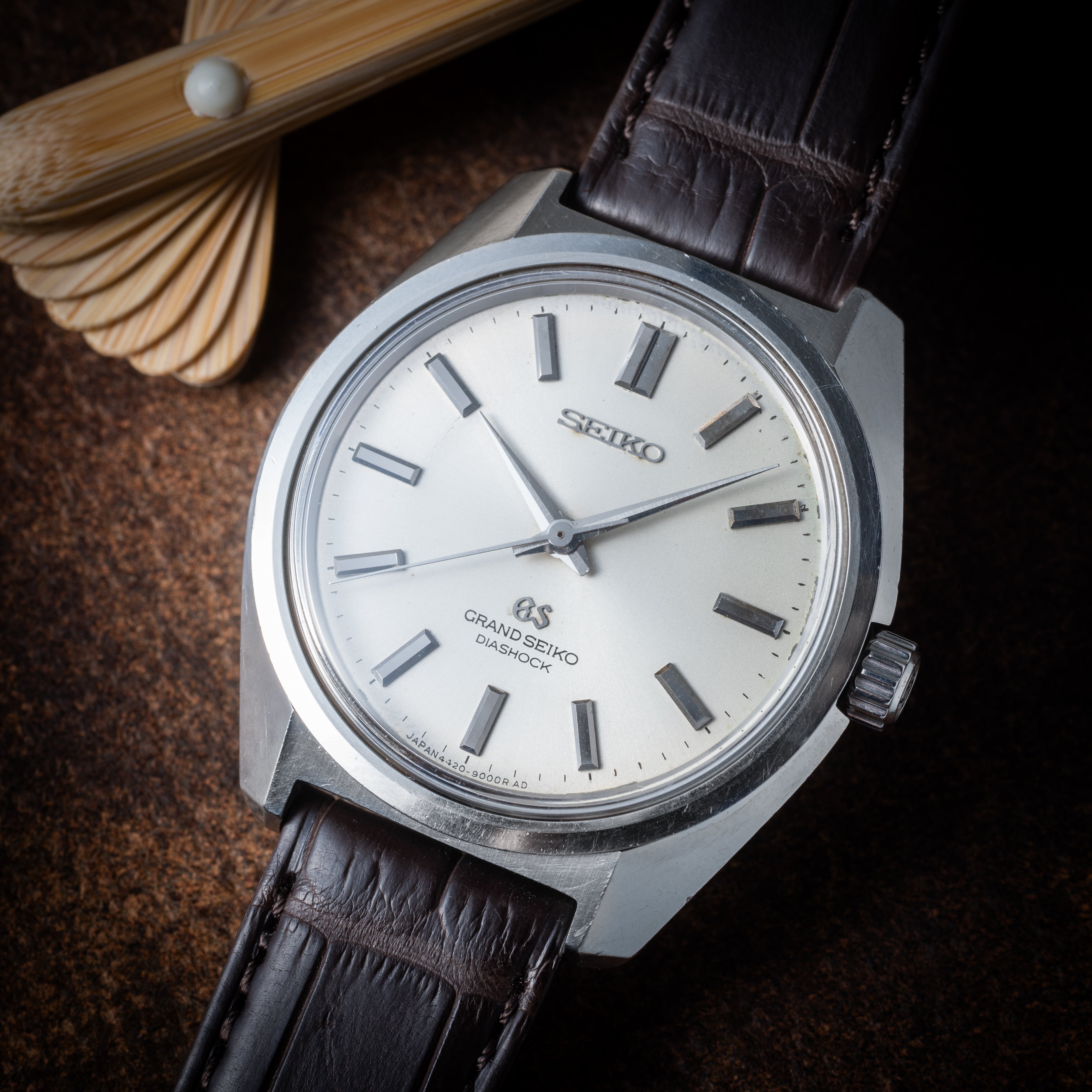 グランドセイコー 1966年製 Ref.4420-9000 44GS前期 手巻き ロービート セイコースタイルケース