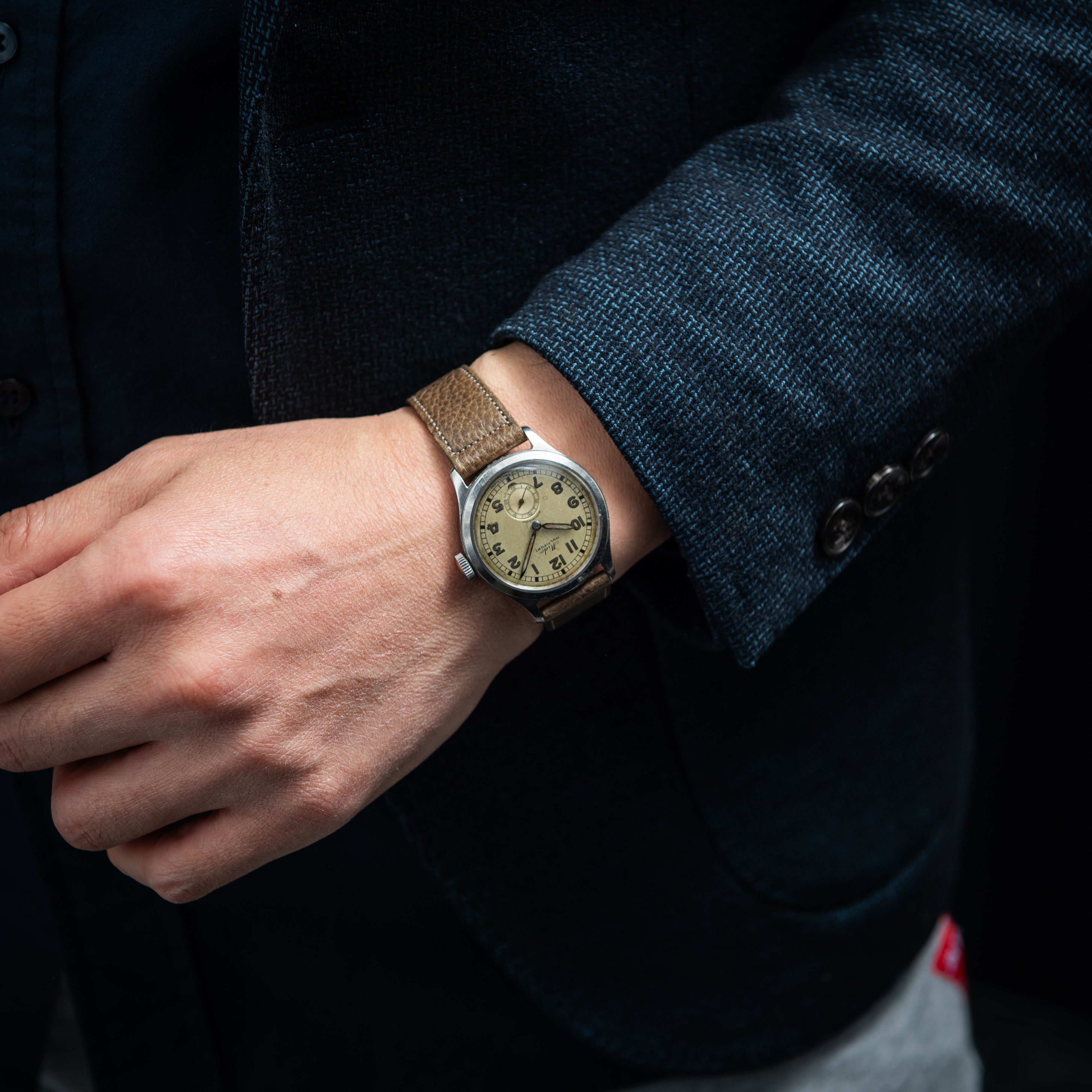 ミドー マルチフォート 1940年代製 35mmケース スモセコ バンパーオートマチック