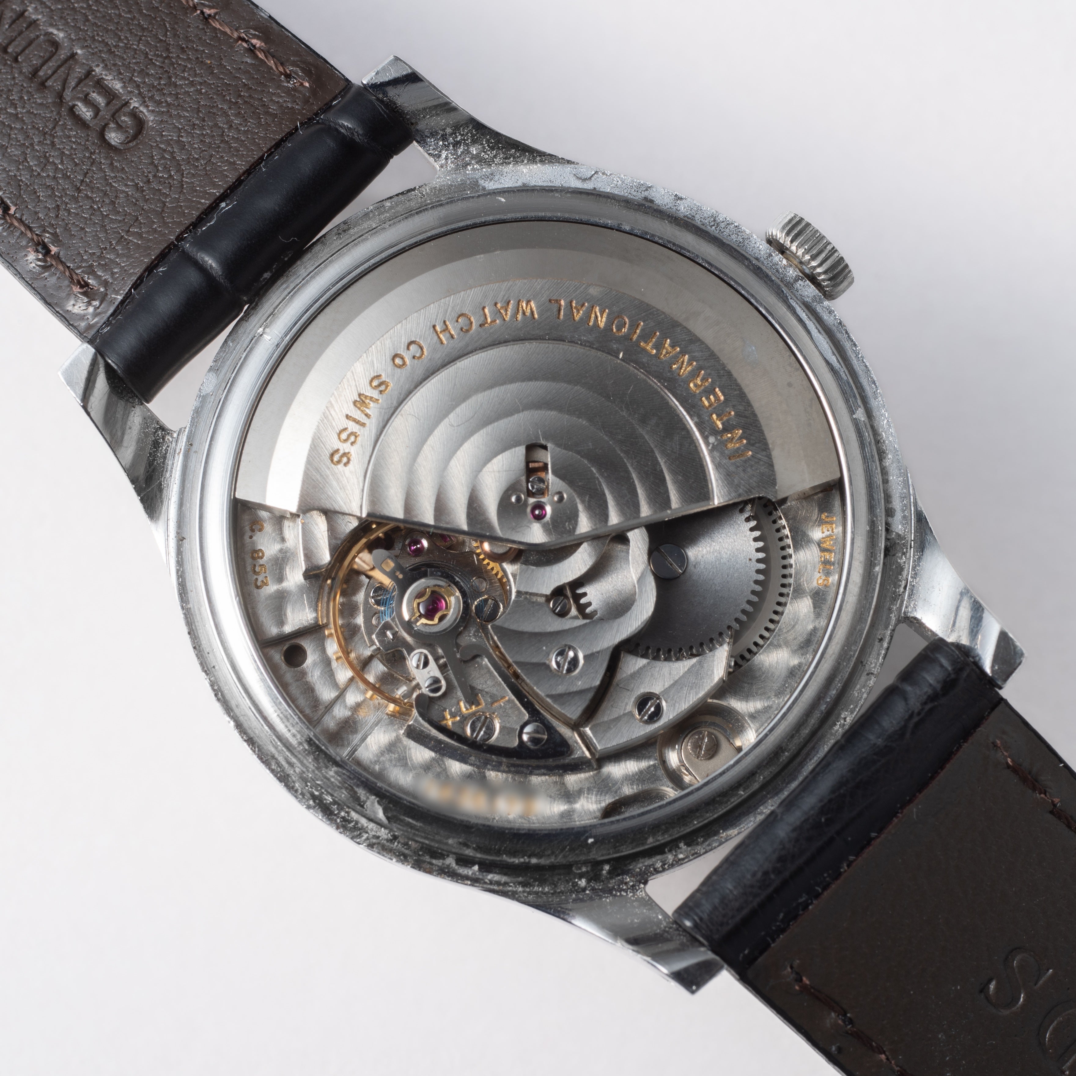 IWC ラウンドケース 1965年製 ペラトン式自動巻き Cal.853 オールドインター