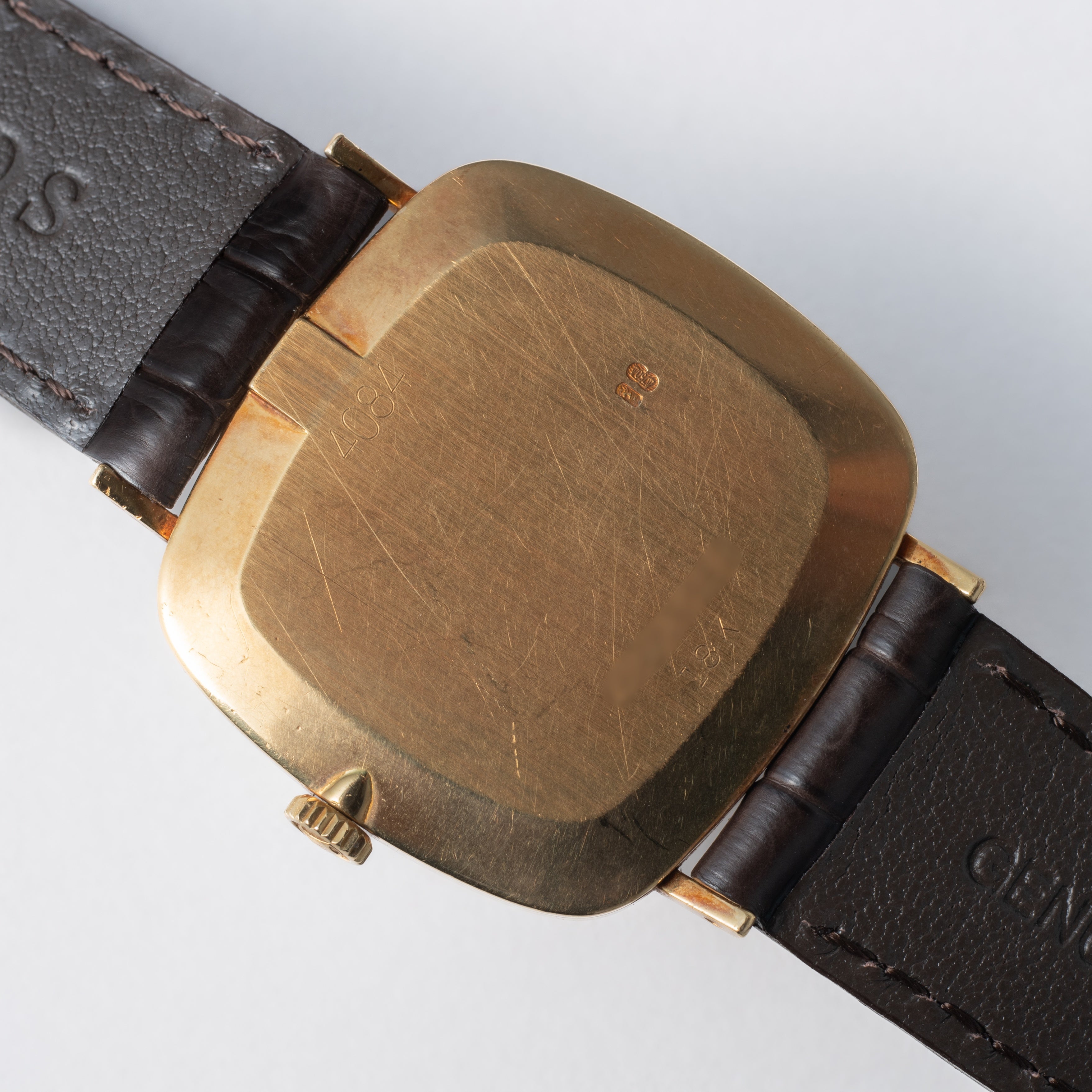 ロレックス チェリーニ クッションケース 1975年製 18金イエローゴールド ブルーグラデーションダイヤル