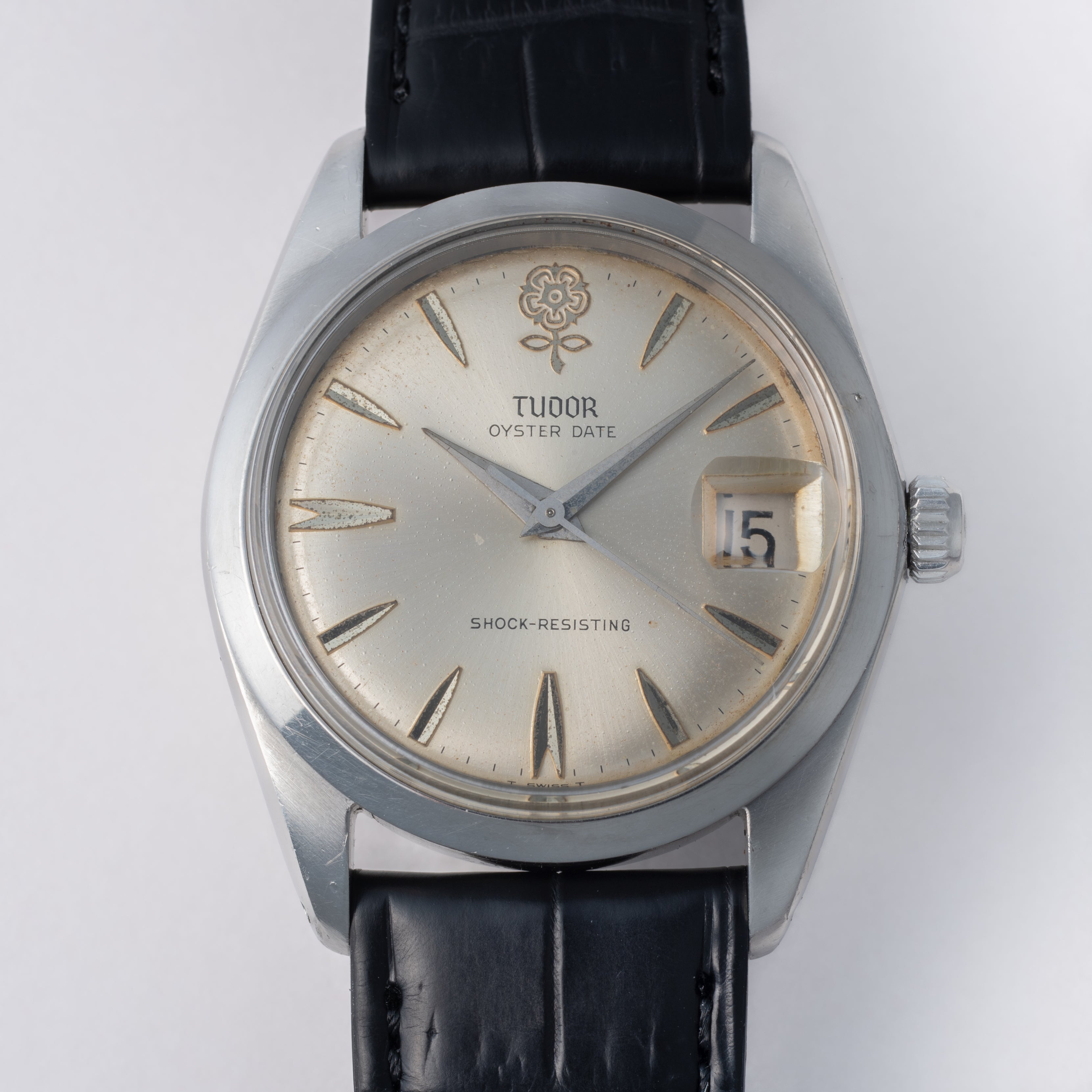 チューダー デカバラ オイスターデイト 1965年製 Ref.7962 シルバーダイヤル